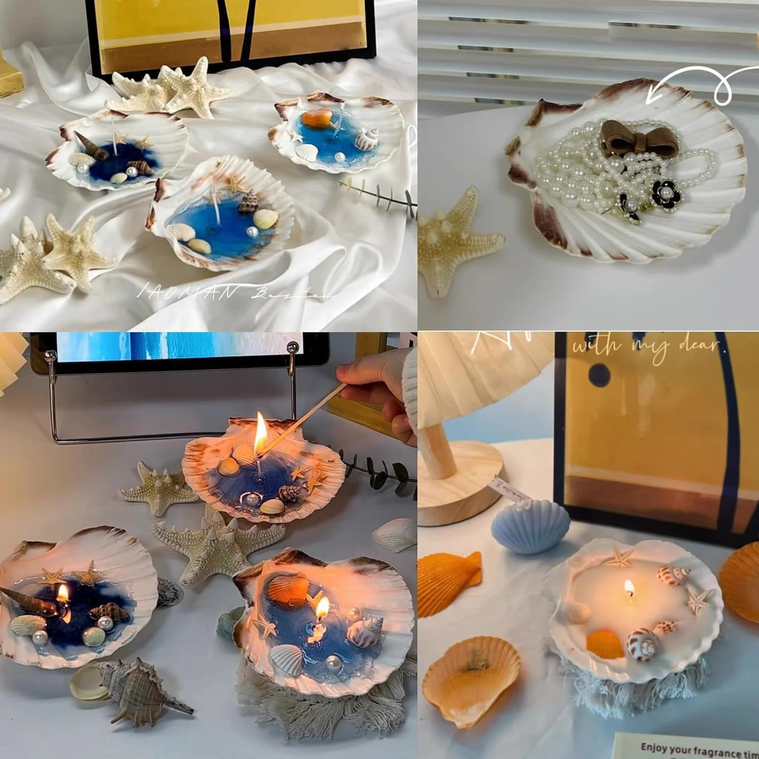 قالب سیلیکونی 6 حفره ای طرح صدف ChicAbode، قالب های پخت صدف دریایی، قالب های فوندانت کیک شکلاتی با تم دریایی، پروژه های ساخت رزین اقیانوسی سه بعدی، برای تزئین کاپ کیک های شیرینی آب نبات قالب سیلیکونی 6 حفره ای طرح صدف ChicAbode، قالب های پخت صدف دریایی، قالب های فوندانت کیک شکلاتی با تم دریایی، پروژه های ساخت رزین اقیانوسی سه بعدی، برای تزئین کاپ کیک های شیرینی آب نبات