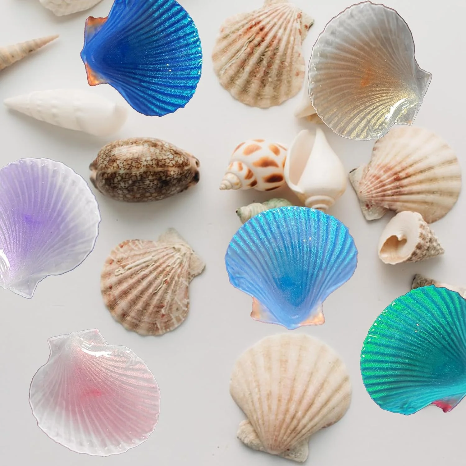 قالب سیلیکونی 6 حفره ای طرح صدف ChicAbode، قالب های پخت صدف دریایی، قالب های فوندانت کیک شکلاتی با تم دریایی، پروژه های ساخت رزین اقیانوسی سه بعدی، برای تزئین کاپ کیک های شیرینی آب نبات قالب سیلیکونی 6 حفره ای طرح صدف ChicAbode، قالب های پخت صدف دریایی، قالب های فوندانت کیک شکلاتی با تم دریایی، پروژه های ساخت رزین اقیانوسی سه بعدی، برای تزئین کاپ کیک های شیرینی آب نبات