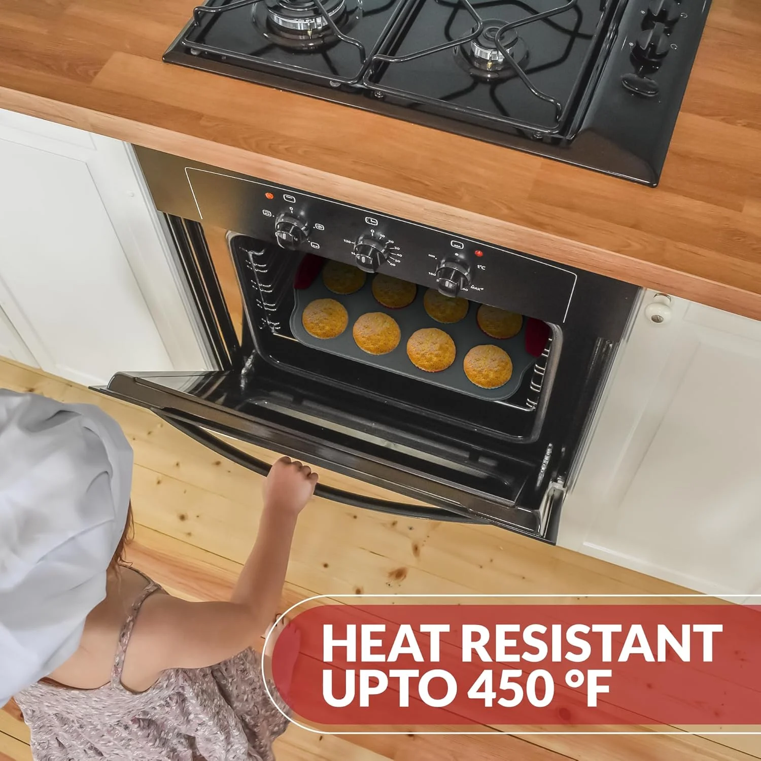 قالب مافین 12 تایی Boxiki Kitchen با لاینرهای سیلیکونی مافین. قالب کیک حرفه ای برای پخت قالب مافین، قالب مافین کوچک نچسب فولادی قالب مافین 12 تایی Boxiki Kitchen با لاینرهای سیلیکونی مافین. قالب کیک حرفه ای برای پخت قالب مافین، قالب مافین کوچک نچسب فولادی