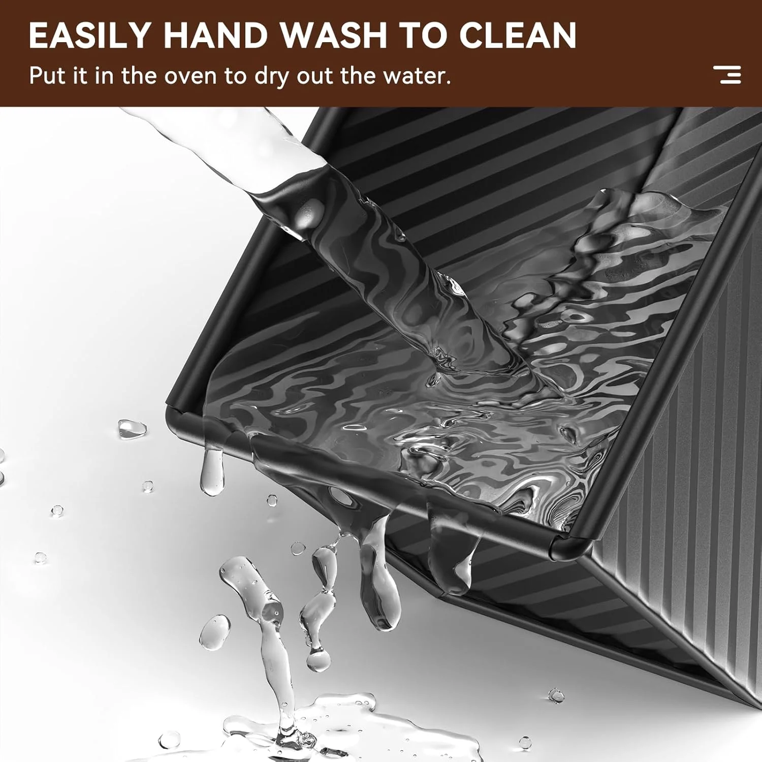 قالب نان تست پولمن با درب، سایز 8*4 اینچ، ظرفیت 1 پوند خمیر، قالب نان چسبنده، قالب نان فولاد کربنی، ظرف نان، قالب تست برای پخت خانگی، پخت ساندویچ و تست در فر، مشکی قالب نان تست پولمن با درب، سایز 8*4 اینچ، ظرفیت 1 پوند خمیر، قالب نان چسبنده، قالب نان فولاد کربنی، ظرف نان، قالب تست برای پخت خانگی، پخت ساندویچ و تست در فر، مشکی