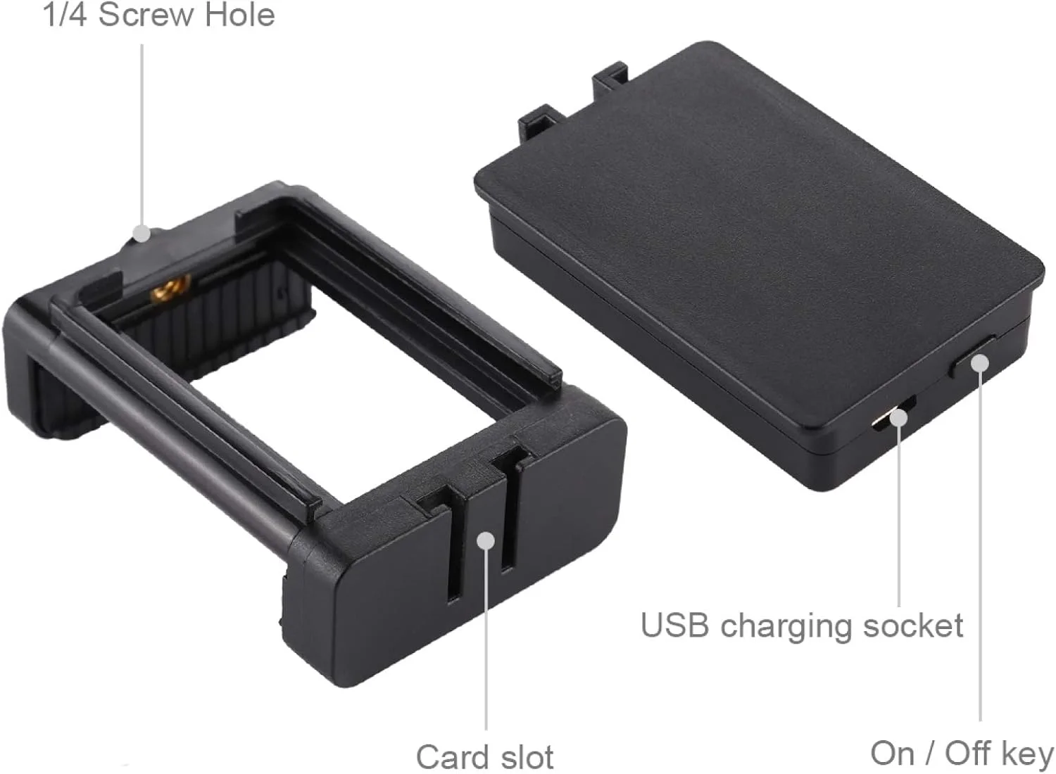 ست لایو موبایل CHENCHUAN، نور پرکننده سلفی جیبی، گیره نگهدارنده گوشی، پایه رومیزی سه پایه (مشکی) پخش زنده عکاسی (رنگ: مشکی)