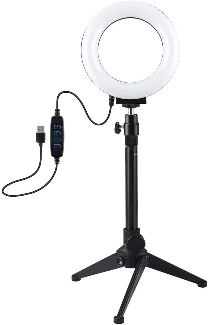 لوازم جانبی قطعات یدکی دوربین دیجیتال CHENCHUAN، نورهای ویدیویی عکاسی حلقه ای LED کم نور 4.7 اینچی 12 سانتی متری USB 3 حالته + نگهدارنده سه پایه رومیزی با هد توپی سه پایه کفش سرد لوازم جانبی قطعات یدکی دوربین دیجیتال CHENCHUAN، نورهای ویدیویی عکاسی حلقه ای LED کم نور 4.7 اینچی 12 سانتی متری USB 3 حالته + نگهدارنده سه پایه رومیزی با هد توپی سه پایه کفش سرد