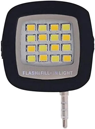 چراغ فلاش حلقه ای LED سلفی قابل حمل جهانی CHENCHUAN برای تلفن همراه، رنگ: مشکی مناسب برای پخش زنده و عکاسی
