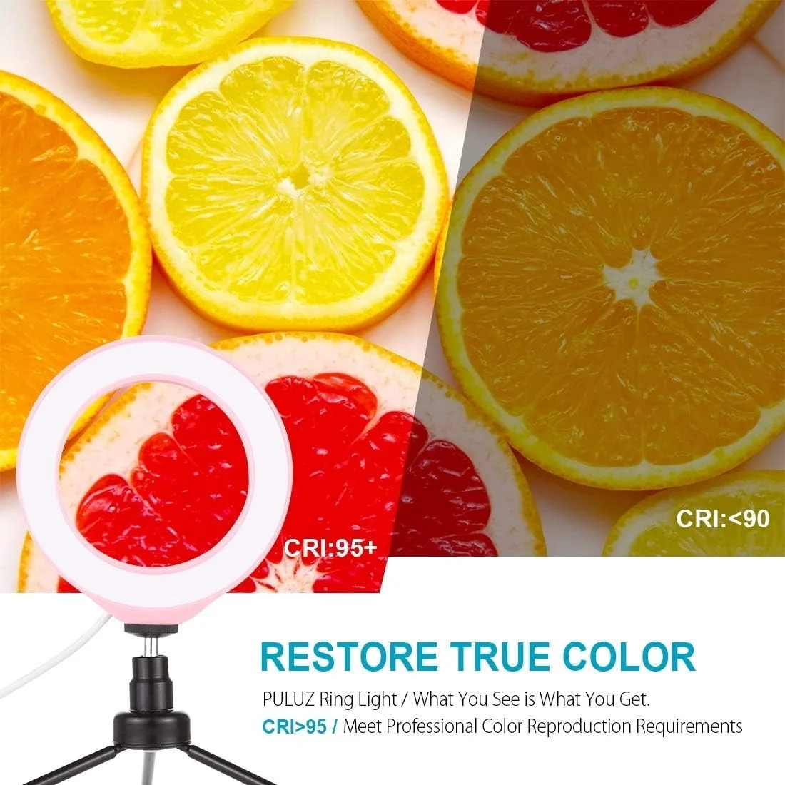 لوازم جانبی قطعات یدکی دوربین دیجیتال CHENCHUAN، نورهای ویدیویی عکاسی با حلقه LED کم نور 4.7 اینچی 12 سانتی متری USB 3 حالته با سر توپی سه پایه کفش سرد (مشکی) (رنگ: صورتی) لوازم جانبی قطعات یدکی دوربین دیجیتال CHENCHUAN، نورهای ویدیویی عکاسی با حلقه LED کم نور 4.7 اینچی 12 سانتی متری USB 3 حالته با سر توپی سه پایه کفش سرد (مشکی) (رنگ: صورتی)