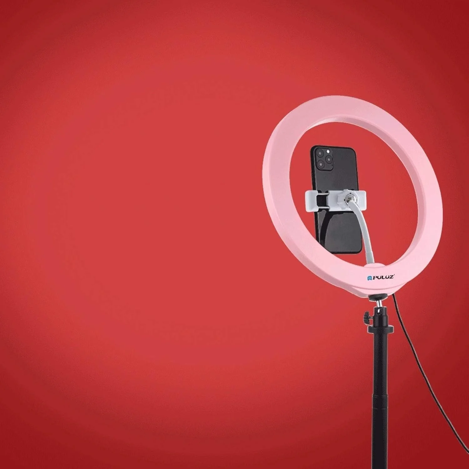 CHENCHUAN چراغ حلقه ای LED 10.2 اینچی 26 سانتی متری USB با 10 حالت و 8 رنگ RGBW قابل تنظیم نور، به همراه سه پایه کفش سرد، هد توپی و گیره تلفن برای پخش زنده عکاسی (رنگ: صورتی) CHENCHUAN چراغ حلقه ای LED 10.2 اینچی 26 سانتی متری USB با 10 حالت و 8 رنگ RGBW قابل تنظیم نور، به همراه سه پایه کفش سرد، هد توپی و گیره تلفن برای پخش زنده عکاسی (رنگ: صورتی)