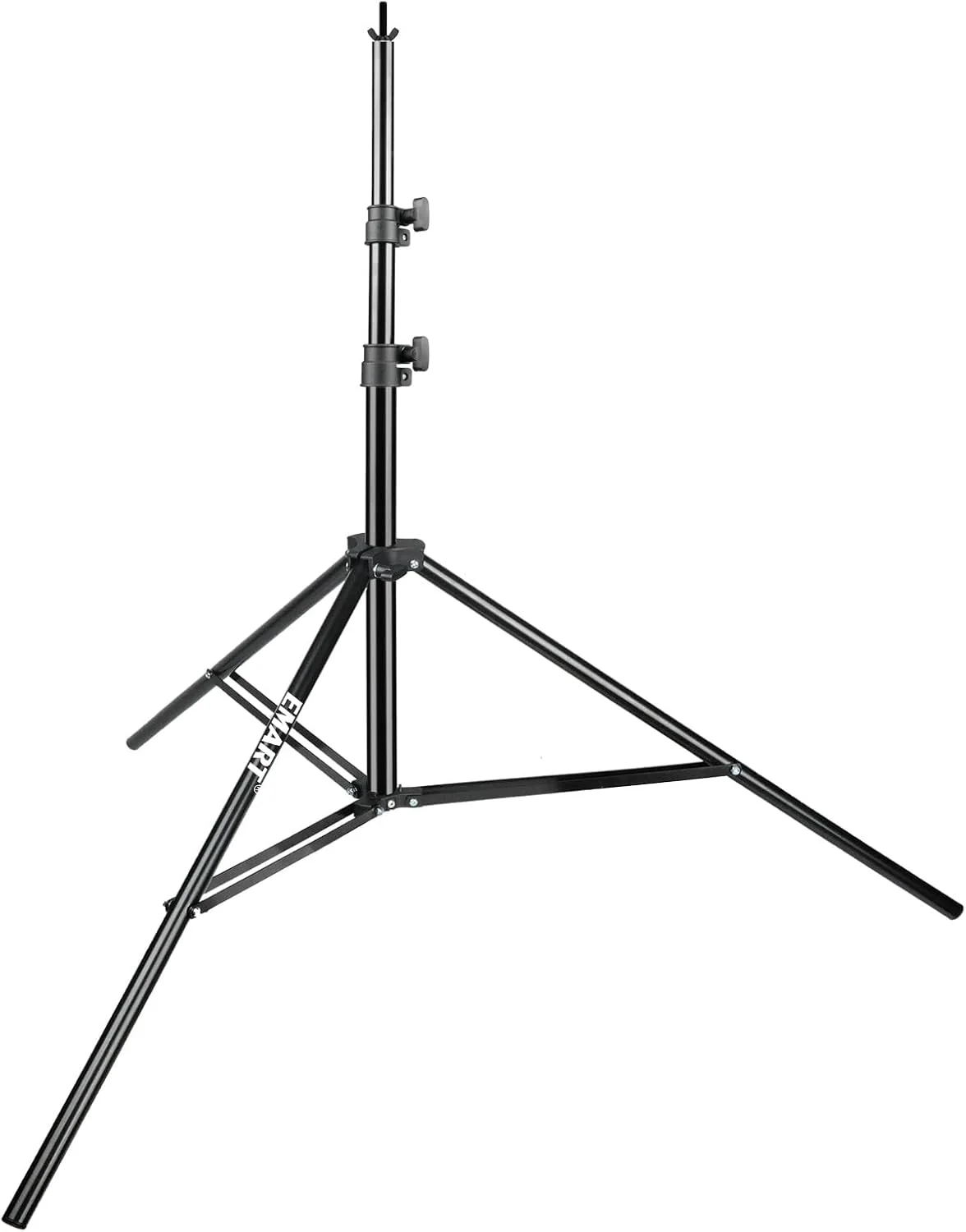 پایه نور قابل تنظیم EMART 2.6 متری، سه پایه نورپردازی عکاسی با پیچ 1/4 اینچی، سه پایه آلومینیومی برای نورپردازی عکس/فلاش استودیو/دوربین ها/رینگ لایت/چترها/سافت باکس