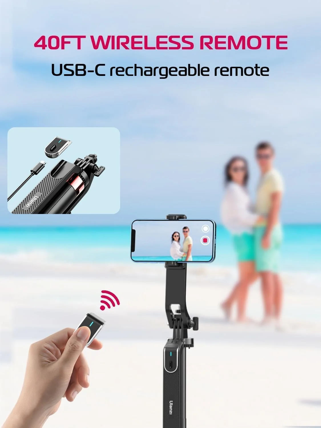 سه پایه گوشی تاشو ULANZI MA09، مونوپاد سلفی 71 اینچی، پایه سه پایه ولاگ گوشی Quadrapod با گیره گوشی All in 1، سه پایه مسافرتی نگهدارنده گوشی با ریموت قابل شارژ سه پایه گوشی تاشو ULANZI MA09، مونوپاد سلفی 71 اینچی، پایه سه پایه ولاگ گوشی Quadrapod با گیره گوشی All in 1، سه پایه مسافرتی نگهدارنده گوشی با ریموت قابل شارژ