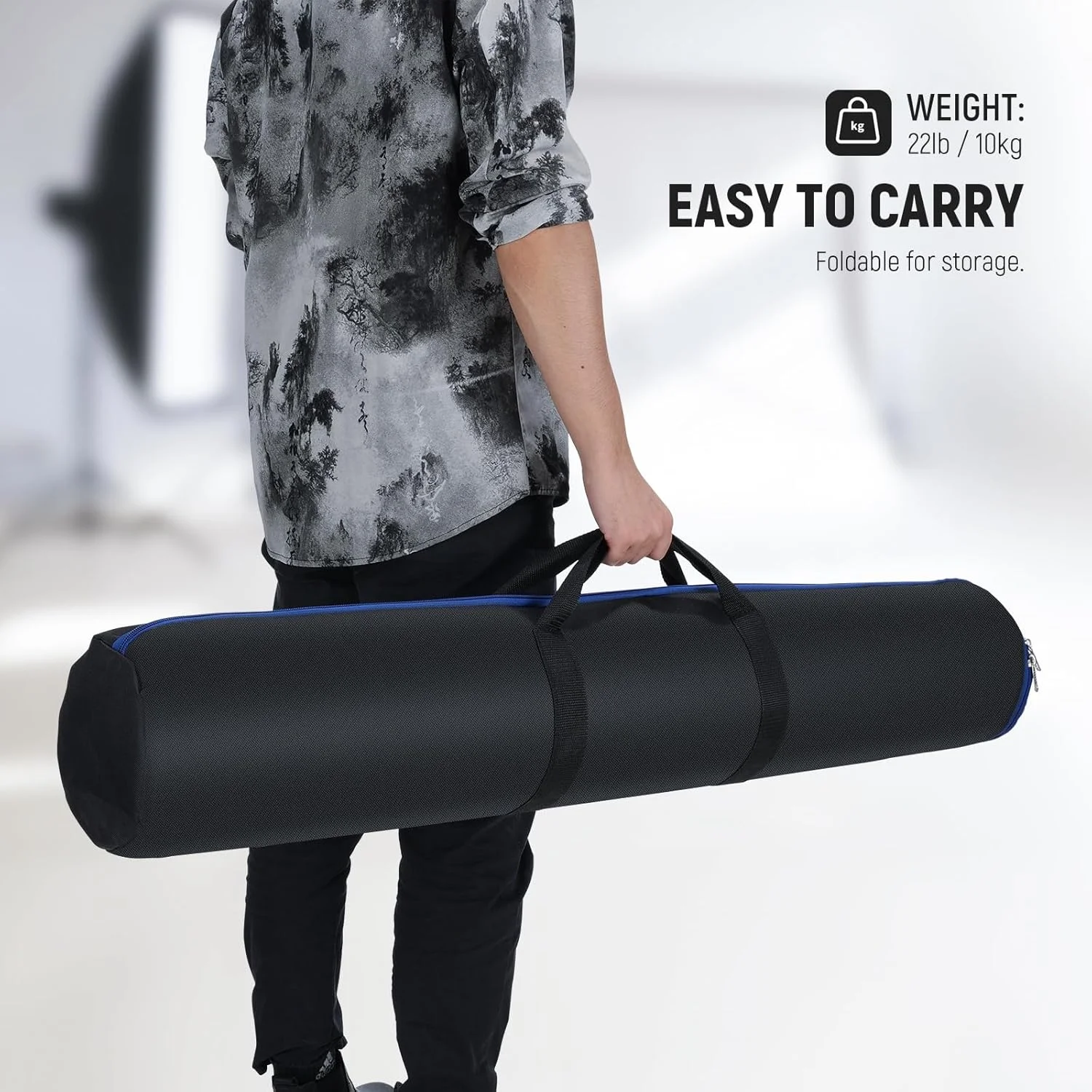 پایه نور استیل NEEWER به ارتفاع 198 سانتی متر، پایه سه پایه سنگین با چرخ های چرخشی، 2 بازوی کشویی با دستگیره تپانچه ای، پایه تاشو برای سافت باکس مونو لایت عکاسی، حداکثر بار 16 کیلوگرم، ST198SS پایه نور استیل NEEWER به ارتفاع 198 سانتی متر، پایه سه پایه سنگین با چرخ های چرخشی، 2 بازوی کشویی با دستگیره تپانچه ای، پایه تاشو برای سافت باکس مونو لایت عکاسی، حداکثر بار 16 کیلوگرم، ST198SS