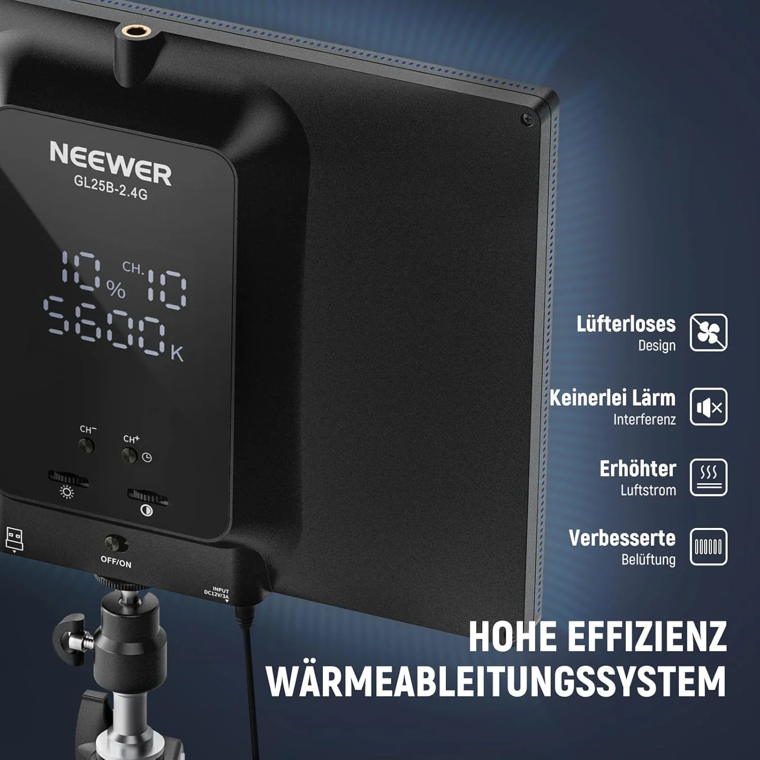 نور کلیدی استریمینگ 25 وات نیور 12.9 اینچی با پایه رومیزی/ریموت 2.4G/فرستنده USB، کنترل برنامه PC/Mac، پنل لبه روشن دیمرپذیر، نور ویدئویی با 2300Lux 2900K-7000K CRI98+ برای وب کم لپ تاپ زوم نور کلیدی استریمینگ 25 وات نیور 12.9 اینچی با پایه رومیزی/ریموت 2.4G/فرستنده USB، کنترل برنامه PC/Mac، پنل لبه روشن دیمرپذیر، نور ویدئویی با 2300Lux 2900K-7000K CRI98+ برای وب کم لپ تاپ زوم