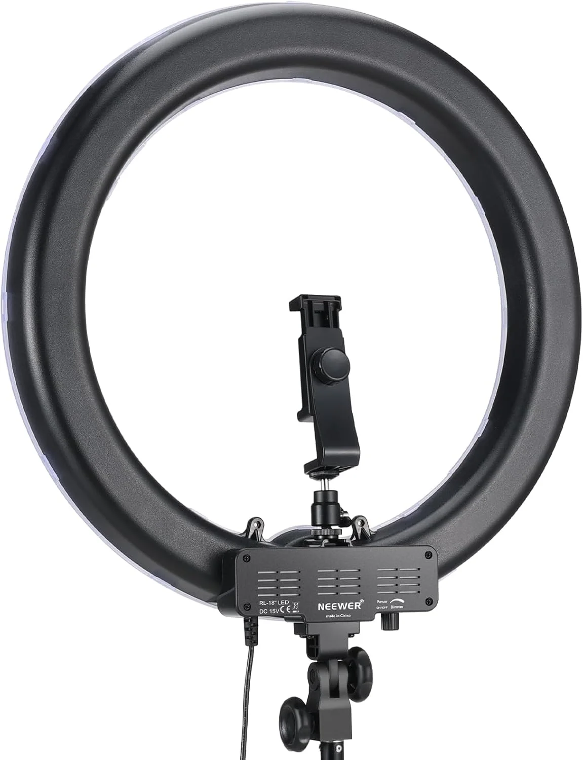 کیت نور حلقه ای LED دیمر پذیر 18 اینچی Neewer SMD با پایه نور 78.7 اینچی، فیلتر و آداپتور کفشک دار برای نورپردازی LED استودیوی عکس، پرتره، فیلمبرداری YouTube TikTok (بدون کیف حمل) کیت نور حلقه ای LED دیمر پذیر 18 اینچی Neewer SMD با پایه نور 78.7 اینچی، فیلتر و آداپتور کفشک دار برای نورپردازی LED استودیوی عکس، پرتره، فیلمبرداری YouTube TikTok (بدون کیف حمل)