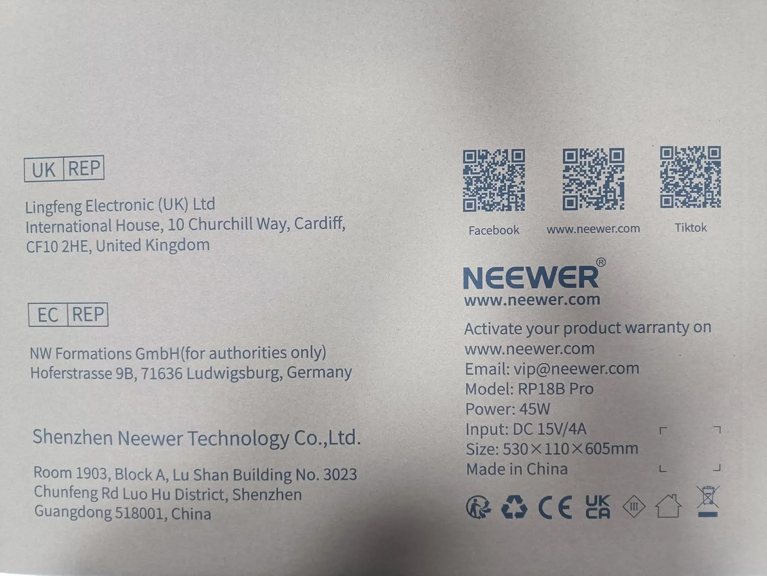 حلقه نور حرفه ای 18 اینچی NEEWER، حلقه نور فوق العاده نازک، 45 وات 2900K-7000K TLCI98، با سه پایه، شاتر از راه دور و کنترل برنامه، نورپردازی نرم تر برای سلفی TikTok، RP18B Pro سفید حلقه نور حرفه ای 18 اینچی NEEWER، حلقه نور فوق العاده نازک، 45 وات 2900K-7000K TLCI98، با سه پایه، شاتر از راه دور و کنترل برنامه، نورپردازی نرم تر برای سلفی TikTok، RP18B Pro سفید
