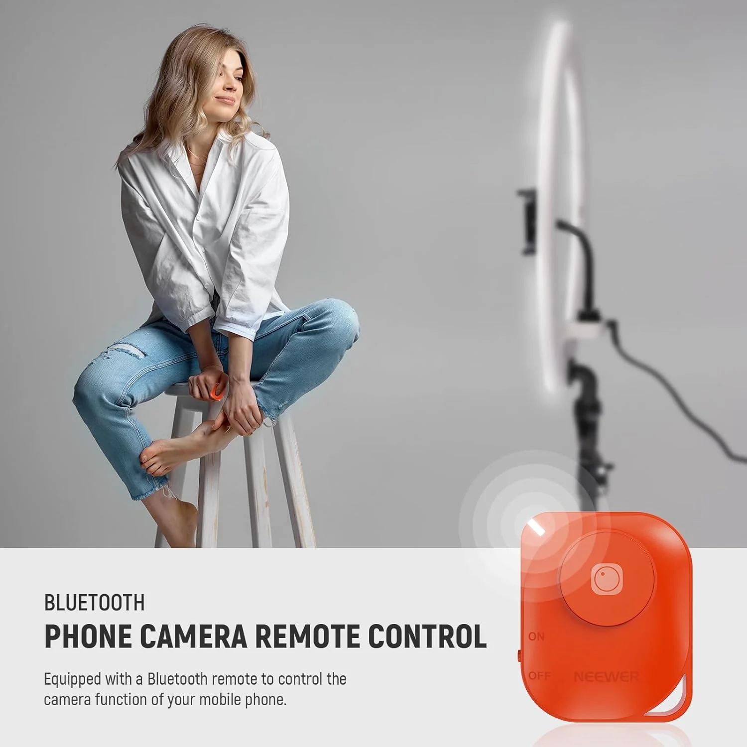 نور حلقه ای حرفه ای NEEWER با پایه و نگهدارنده تلفن، 18 اینچ فوق العاده نازک، 45 وات 2900K-7000K TLCI98، شاتر از راه دور و کنترل برنامه، نورپردازی نرم تر برای آرایش، پخش زنده TikTok، RP18B Pro سفید نور حلقه ای حرفه ای NEEWER با پایه و نگهدارنده تلفن، 18 اینچ فوق العاده نازک، 45 وات 2900K-7000K TLCI98، شاتر از راه دور و کنترل برنامه، نورپردازی نرم تر برای آرایش، پخش زنده TikTok، RP18B Pro سفید