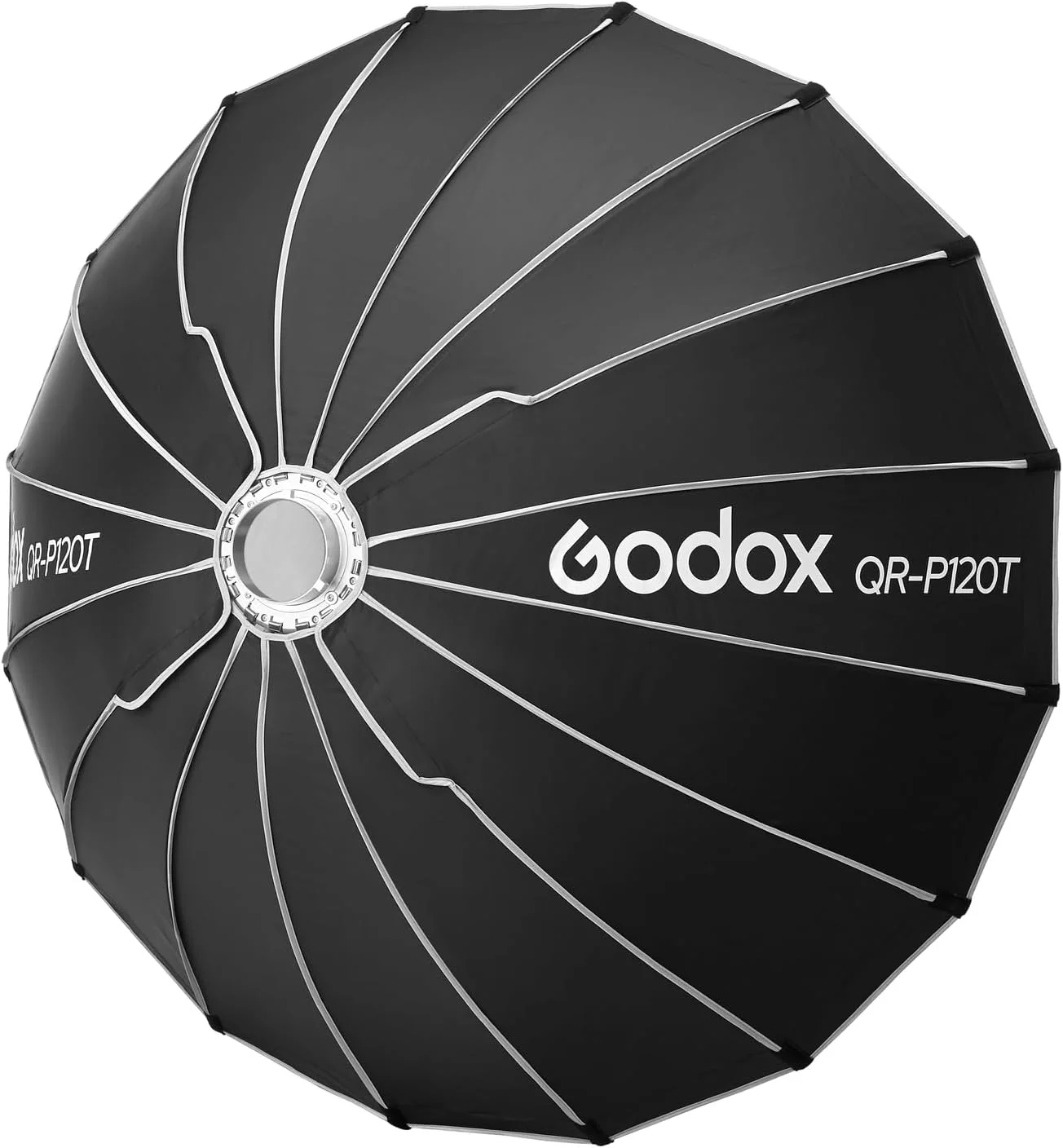 سافت باکس پارابولیک 120 سانتی متری Godox QR-P120T با قابلیت رهاسازی سریع به همراه گرید لانه زنبوری، مانت بوئن به همراه دیفیوزر داخلی و خارجی مناسب برای Godox MS300 MS300-V SK300II SK400II SL60W SL60II SL100D SL100BI LA150D سافت باکس پارابولیک 120 سانتی متری Godox QR-P120T با قابلیت رهاسازی سریع به همراه گرید لانه زنبوری، مانت بوئن به همراه دیفیوزر داخلی و خارجی مناسب برای Godox MS300 MS300-V SK300II SK400II SL60W SL60II SL100D SL100BI LA150D
