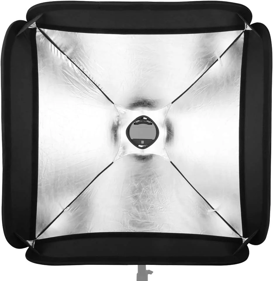 کیت سافت باکس تاشو قابل حمل Godox 24"x24"/60cmx60cm برای فلاش استودیویی عکاسی دوربین، مناسب برای مانت بوئنز Elinchrom کیت سافت باکس تاشو قابل حمل Godox 24"x24"/60cmx60cm برای فلاش استودیویی عکاسی دوربین، مناسب برای مانت بوئنز Elinchrom