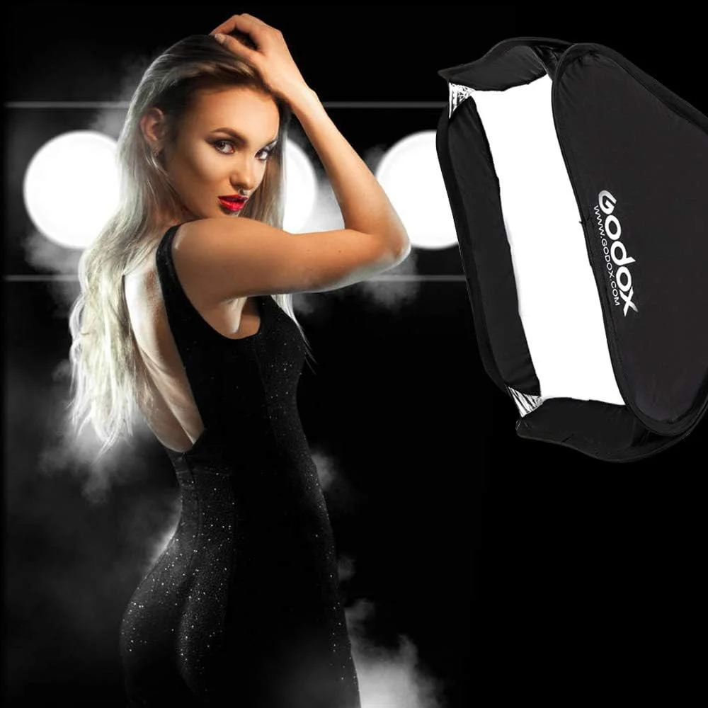 سافت باکس تاشو GODOX مناسب برای فلاش استودیویی 60cm x 60cm / 24 x 24 اینچ با آداپتور حلقه سرعت مانت بوئنز (سافت باکس 60x60cm برای فلاش استودیویی) سافت باکس تاشو GODOX مناسب برای فلاش استودیویی 60cm x 60cm / 24 x 24 اینچ با آداپتور حلقه سرعت مانت بوئنز (سافت باکس 60x60cm برای فلاش استودیویی)