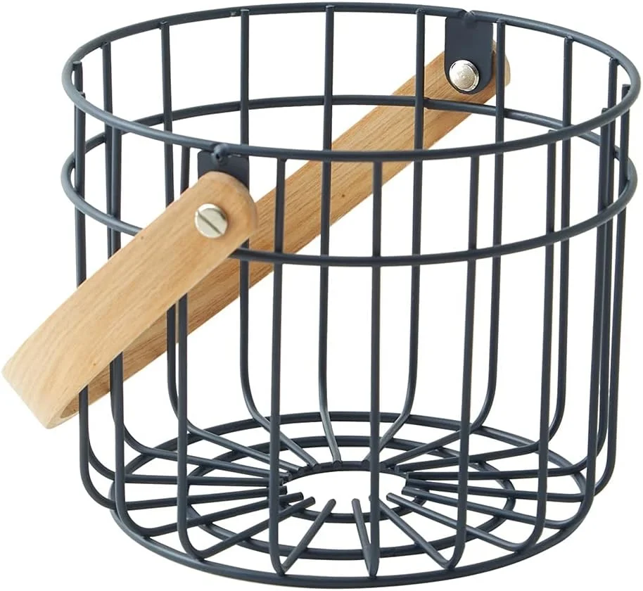 سبد ذخیره سازی میوه گرد قابل حمل JTQDDT، سبد گل کلم خرید اتاق نشیمن منزل، سبد پیک نیک (رنگ: مشکی، سایز: بزرگ) سبد ذخیره سازی میوه گرد قابل حمل JTQDDT، سبد گل کلم خرید اتاق نشیمن منزل، سبد پیک نیک (رنگ: مشکی، سایز: بزرگ)