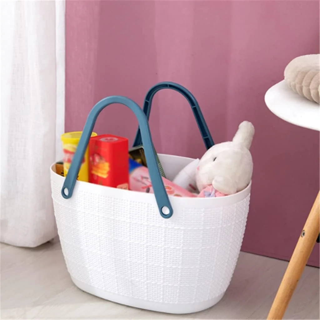 سبد پیک نیک BLZQSQ، سبد پلاستیکی خانگی برای سبزیجات، سبد خرید با ظرفیت بزرگ، سبد نگهداری قابل حمل (سایز: متوسط) سبد پیک نیک BLZQSQ، سبد پلاستیکی خانگی برای سبزیجات، سبد خرید با ظرفیت بزرگ، سبد نگهداری قابل حمل (سایز: متوسط)