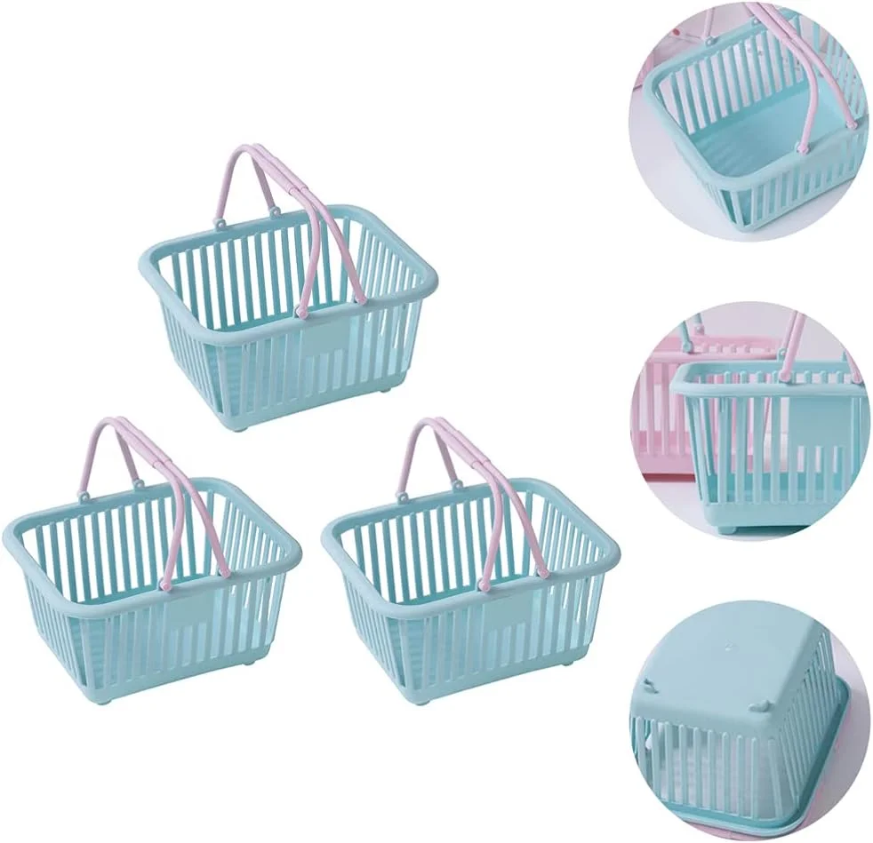 سبد خرید کوچک 3 عددی، سبد خرید مواد غذایی، ظروف نگهداری قابل انباشت، سبد اسباب بازی و لوازم متفرقه با دسته، سبد حمام و آشپزخانه سبد خرید کوچک 3 عددی، سبد خرید مواد غذایی، ظروف نگهداری قابل انباشت، سبد اسباب بازی و لوازم متفرقه با دسته، سبد حمام و آشپزخانه