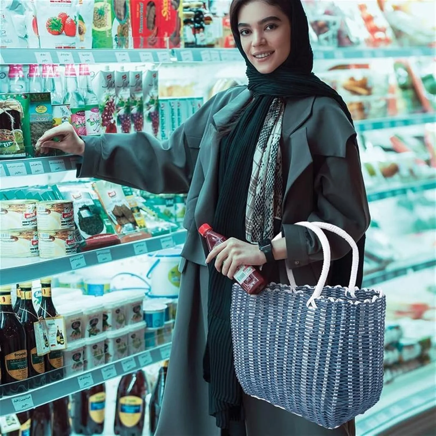 سبد حصیری، سبد خرید بافت پلاستیکی سبد نگهداری سبزیجات سازمان دهنده رومیزی جعبه نگهداری لوازم متفرقه سبدهای لباسشویی (رنگ: قهوه ای) سبد حصیری، سبد خرید بافت پلاستیکی سبد نگهداری سبزیجات سازمان دهنده رومیزی جعبه نگهداری لوازم متفرقه سبدهای لباسشویی (رنگ: قهوه ای)