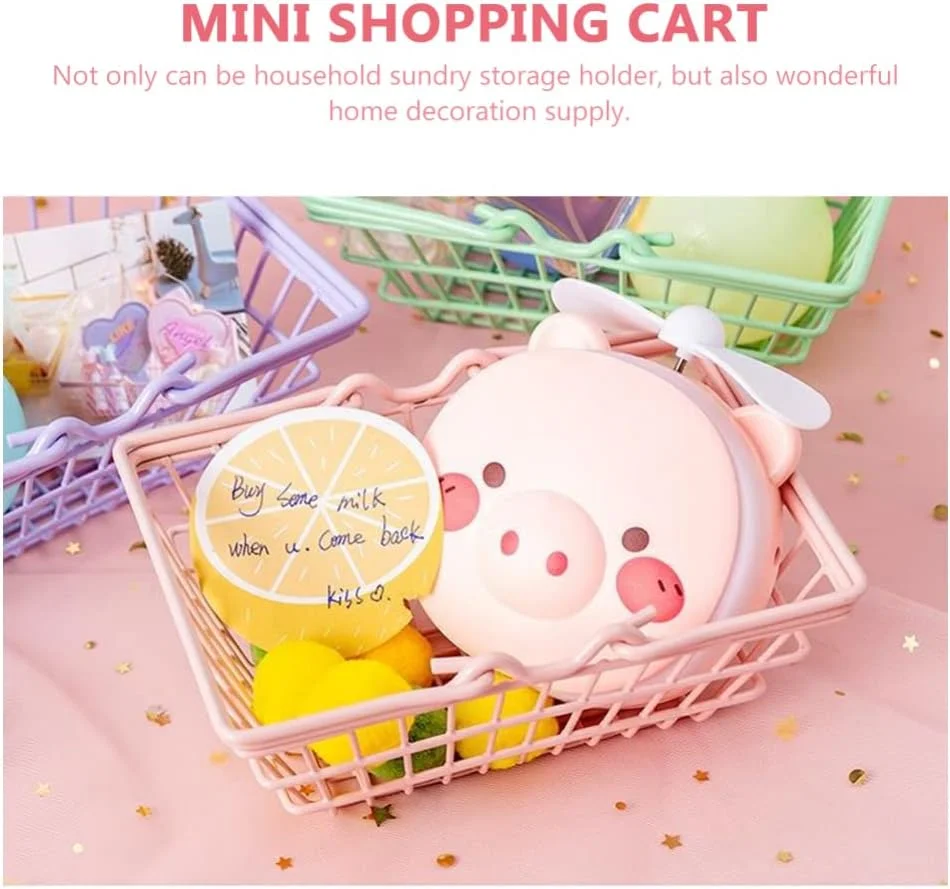 سبد خرید کوچک اسباب بازی GPPX: سبد خرید مینیاتوری صورتی با دسته برای کودکان نوپا، هدیه مهمانی، بازی وانمودی آشپزخانه، سبد ذخیره سازی، سبد خرید متفرقه خانگی سبد خرید کوچک اسباب بازی GPPX: سبد خرید مینیاتوری صورتی با دسته برای کودکان نوپا، هدیه مهمانی، بازی وانمودی آشپزخانه، سبد ذخیره سازی، سبد خرید متفرقه خانگی