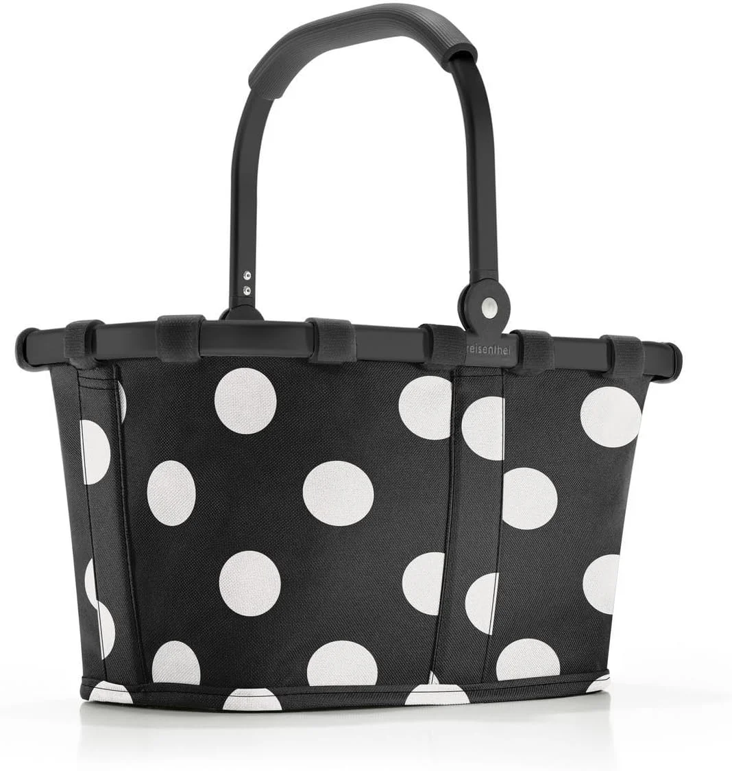 سبد خرید کوچک رایزنتال مدل Carrybag XS طرح Frame Dots White - سبد خرید مقاوم با جیب داخلی کاربردی - طراحی شیک و ضد آب