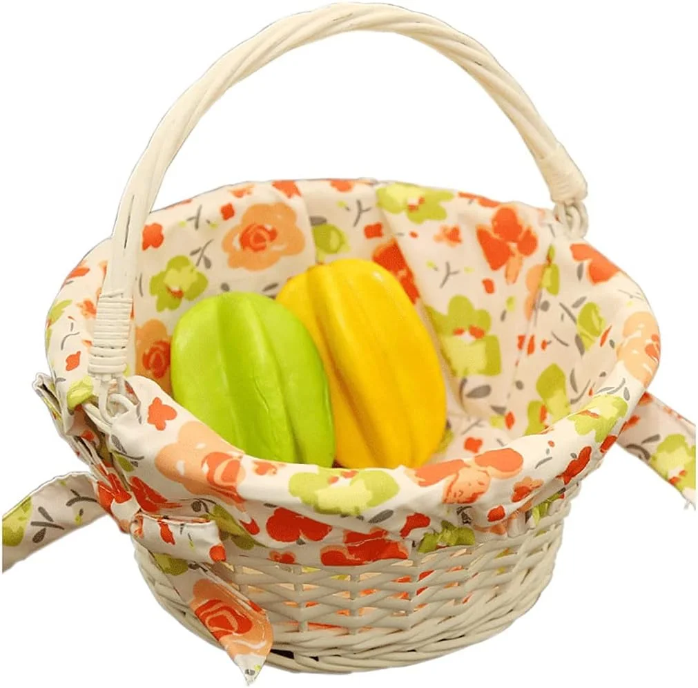 سبد پیک نیک WTFJZ، سبد تخم مرغ، سبد خرید، سبد میوه، سبد میوه حصیری اتاق نشیمن، سبد ذخیره سازی، لوازم عکس (سایز: متوسط)