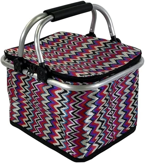 کیسه های خرید قابل استفاده مجدد، سبد عایق تاشو، سبد خرید قابل حمل، سبد پیک نیک در فضای باز با درب (رنگ : C) کیسه های خرید قابل استفاده مجدد، سبد عایق تاشو، سبد خرید قابل حمل، سبد پیک نیک در فضای باز با درب (رنگ : C)