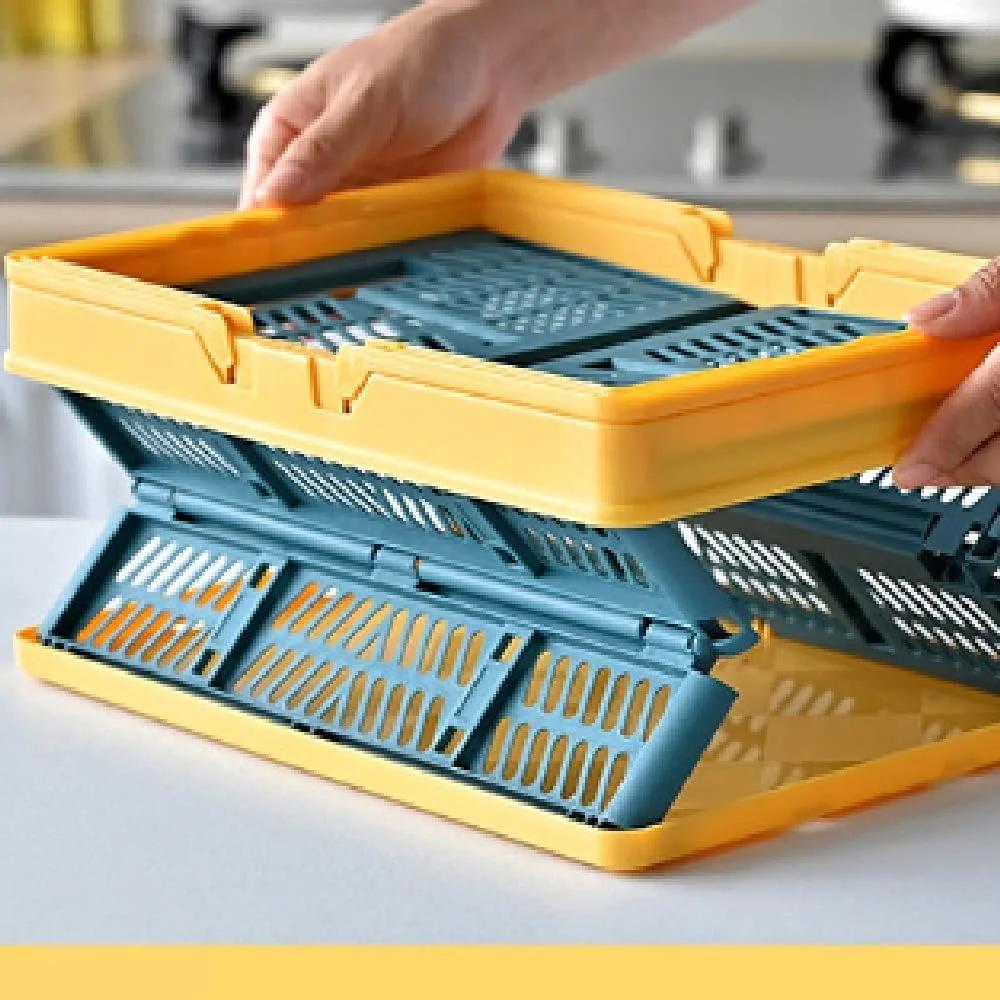 سبد خرید تاشو BaiBnn، سبد خرید مواد غذایی سوپرمارکت، سبد خرید تنقلات میوه، سبد ذخیره سازی پلاستیکی پیک نیک سبد خرید تاشو BaiBnn، سبد خرید مواد غذایی سوپرمارکت، سبد خرید تنقلات میوه، سبد ذخیره سازی پلاستیکی پیک نیک