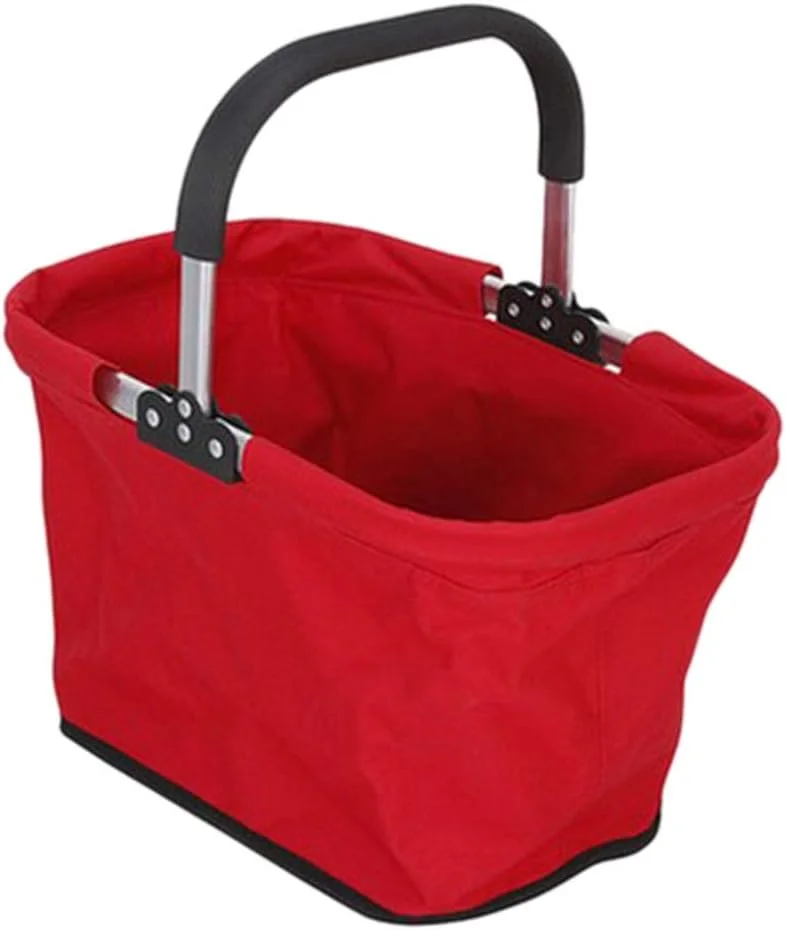 سبد خرید تاشو قابل حمل سبد خرید سبد نگهداری میوه سبد پیک نیک