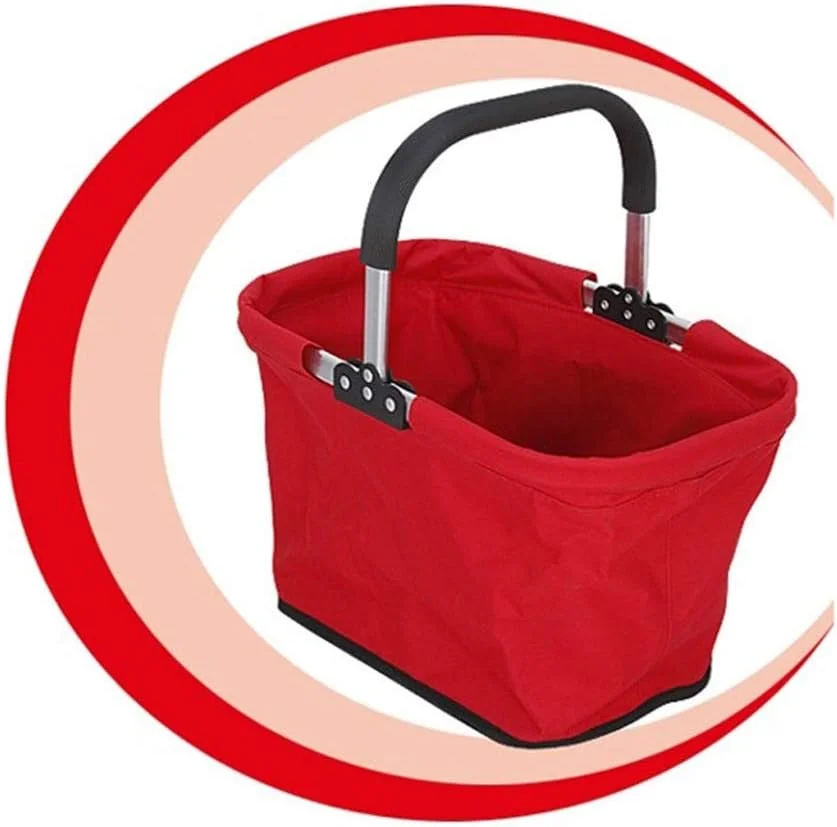 سبد خرید تاشو قابل حمل سبد خرید سبد نگهداری میوه سبد پیک نیک