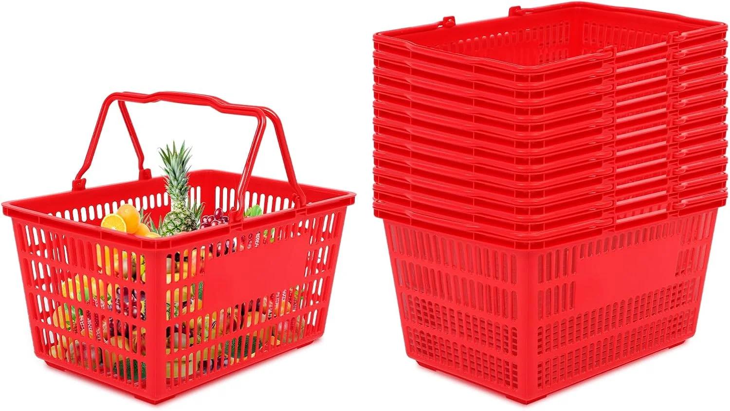 سیستم سبد خرید 25L GCCSJ 12 قطعه، قابل حمل، قرمز، پلاستیک