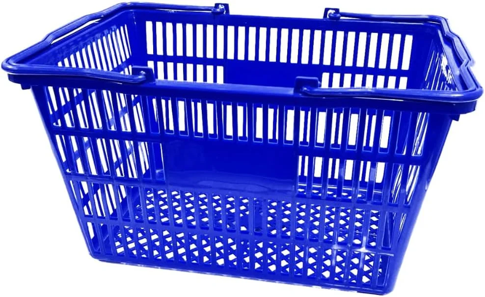 سبدهای خرید پلاستیکی قابل انباشت فروشگاهی C-Store، قرمز و آبی، دسته های با طراحی آسان برای گرفتن، مناسب برای خواربار فروشی، خرده فروشی، فروشگاه های مشروب و استفاده خانگی (بسته 4 عددی، آبی) سبدهای خرید پلاستیکی قابل انباشت فروشگاهی C-Store، قرمز و آبی، دسته های با طراحی آسان برای گرفتن، مناسب برای خواربار فروشی، خرده فروشی، فروشگاه های مشروب و استفاده خانگی (بسته 4 عددی، آبی)