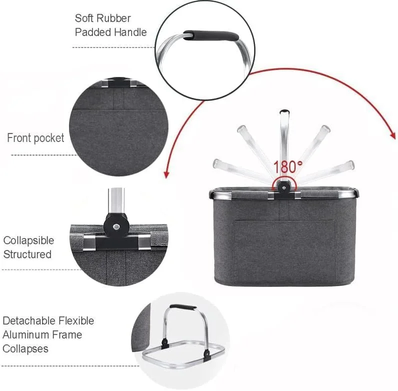 کیف خرید خانوادگی 30 لیتری، سبد حمل تاشو، سبد پیک نیک بزرگ، سبد تاشو، کیف مسافرتی، سبد خرید کاربردی با دستههای نرم، ایدهآل برای مسافرت، پیک نیک، خرید، هدیه کیف خرید خانوادگی 30 لیتری، سبد حمل تاشو، سبد پیک نیک بزرگ، سبد تاشو، کیف مسافرتی، سبد خرید کاربردی با دستههای نرم، ایدهآل برای مسافرت، پیک نیک، خرید، هدیه