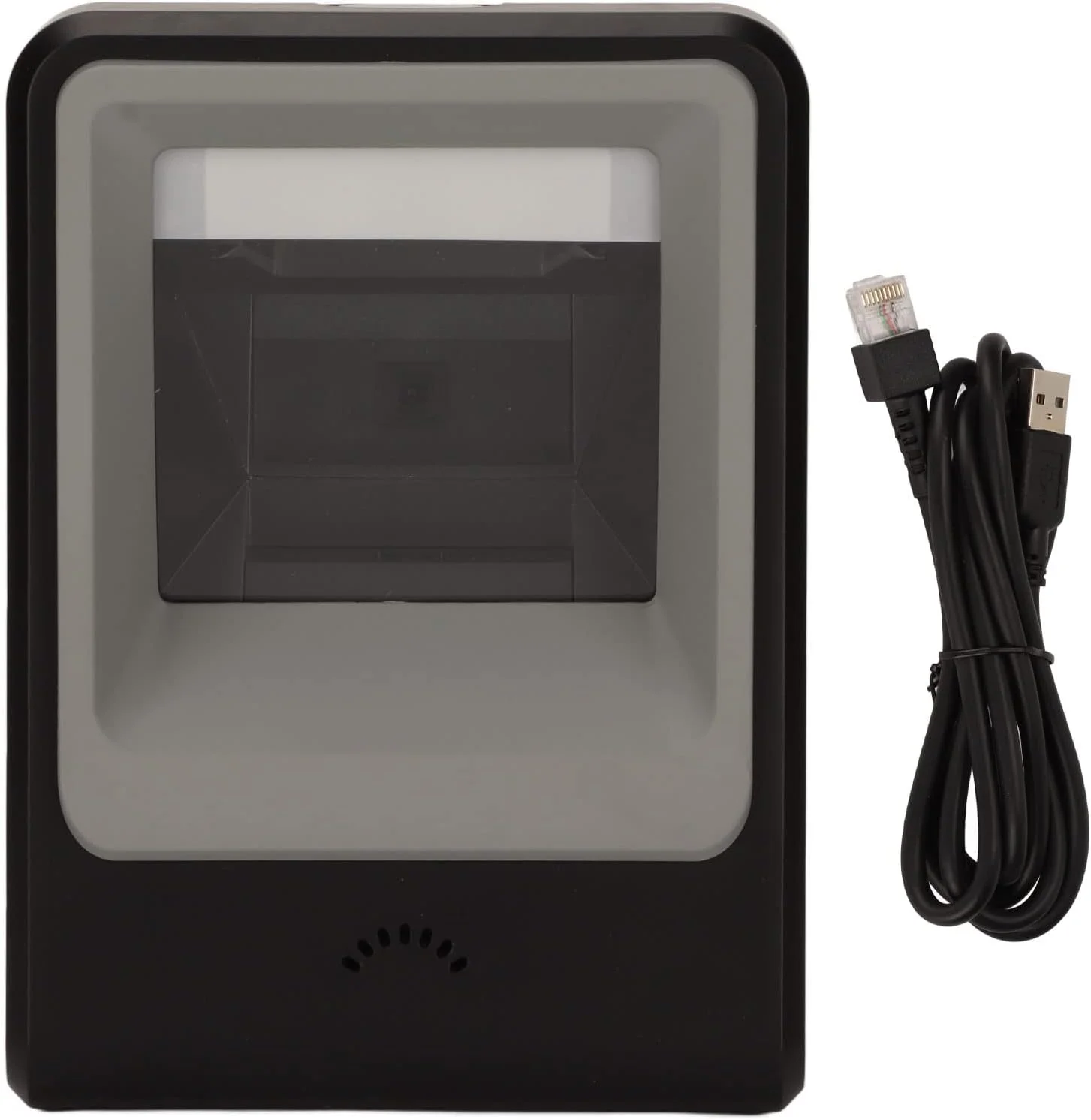 اسکنر بارکد Gearwell، بارکد خوان سیمی رومیزی 1D 2D با حساسیت بالا، اسکنر کد QR برای سوپرمارکت ها و فروشگاه ها