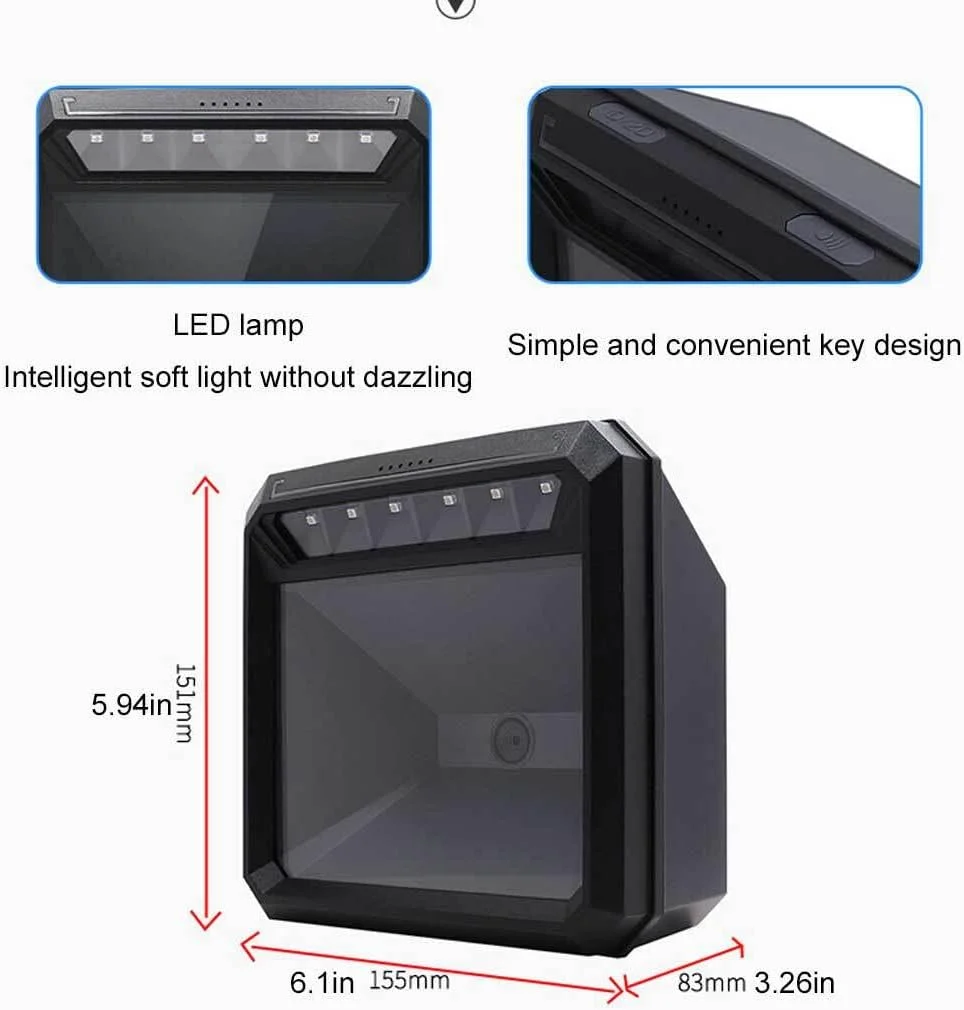 اسکنر بارکد GZDtdsd Hands- 1D بی سیم QR ابزار اسکن صفحه نمایش بارکد خوان اتوماتیک برای فروشگاه های سوپرمارکت اسکنر بارکد GZDtdsd Hands- 1D بی سیم QR ابزار اسکن صفحه نمایش بارکد خوان اتوماتیک برای فروشگاه های سوپرمارکت