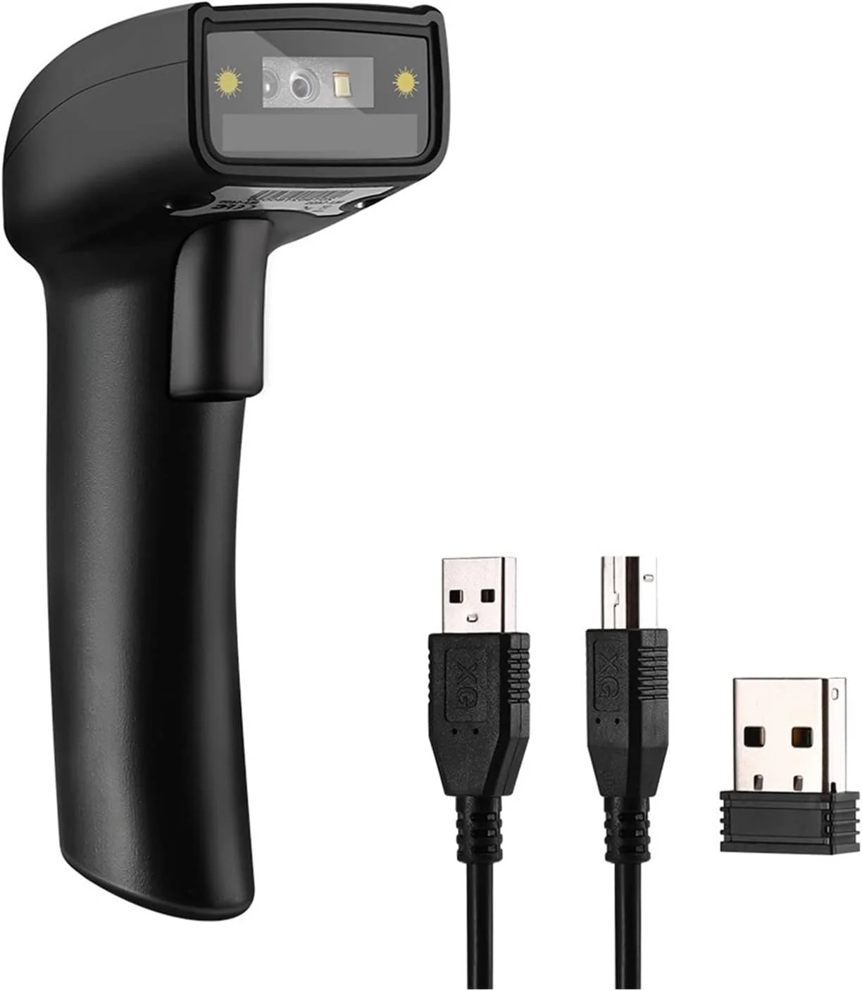اسکنر بارکد LZFuiop، اسکنر بارکد QR، اسکنر بارکد سیمی قابل حمل 1D 2D USB برای اسکنر کد DataMatrix 2D