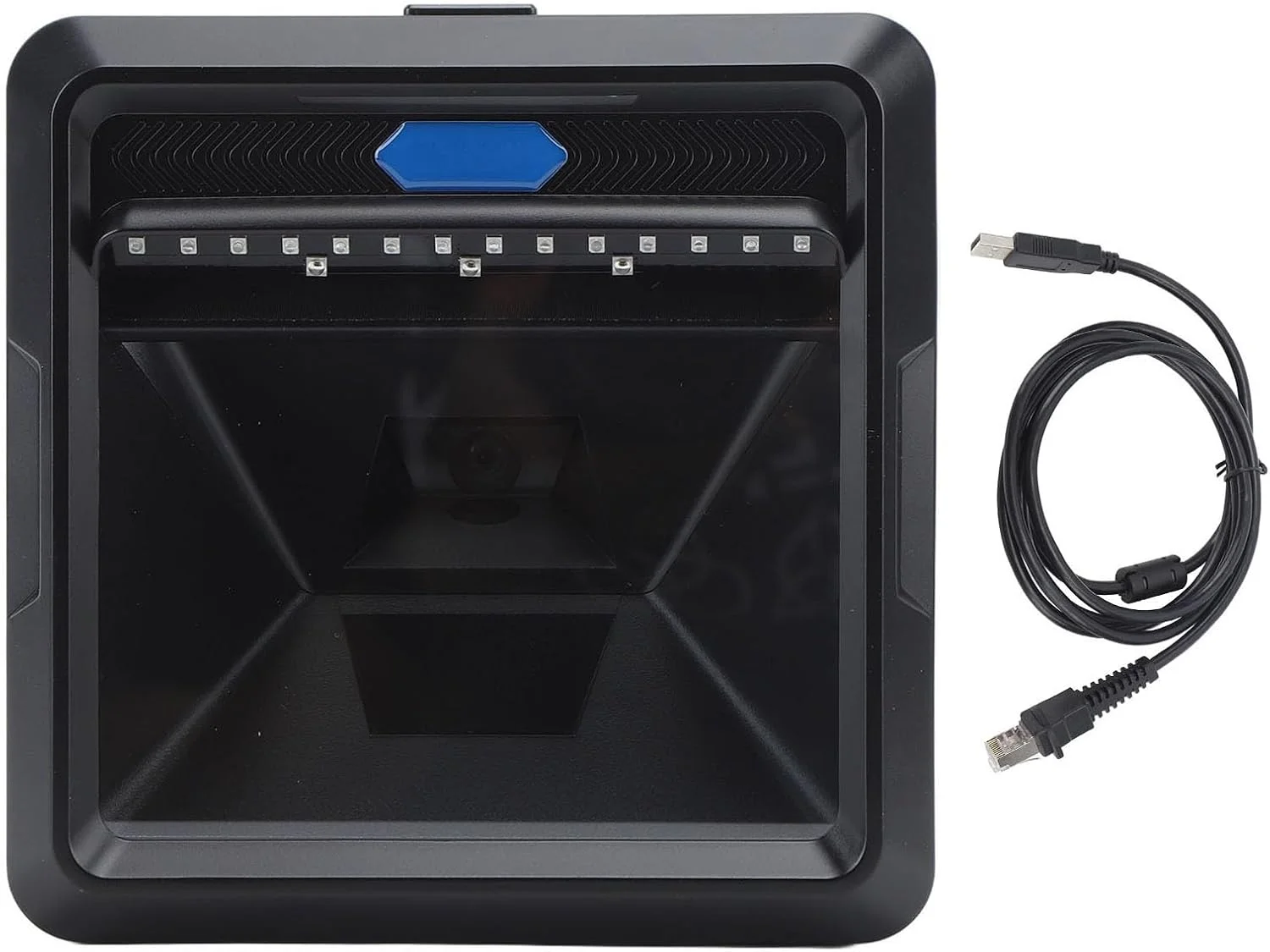 اسکنر بارکد Gearwell، دستگاه QR کد خوان رومیزی با حسگر خودکار IR برای کدهای 1D 2D، دستگاه اسکن بارکد با سرعت بالا، بارکد خوان رومیزی برای فروشگاه های سوپرمارکت