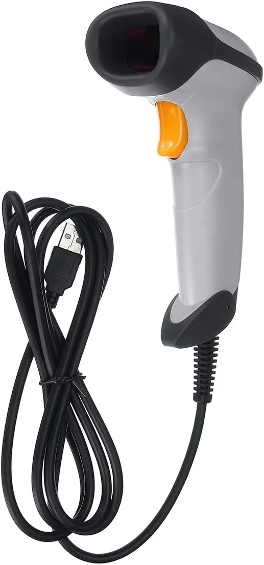 اسکنر بارکد سیمی USB تک بعدی WnewTools، بارکد خوان دستی مناسب برای Win7/8/10/MAC POS