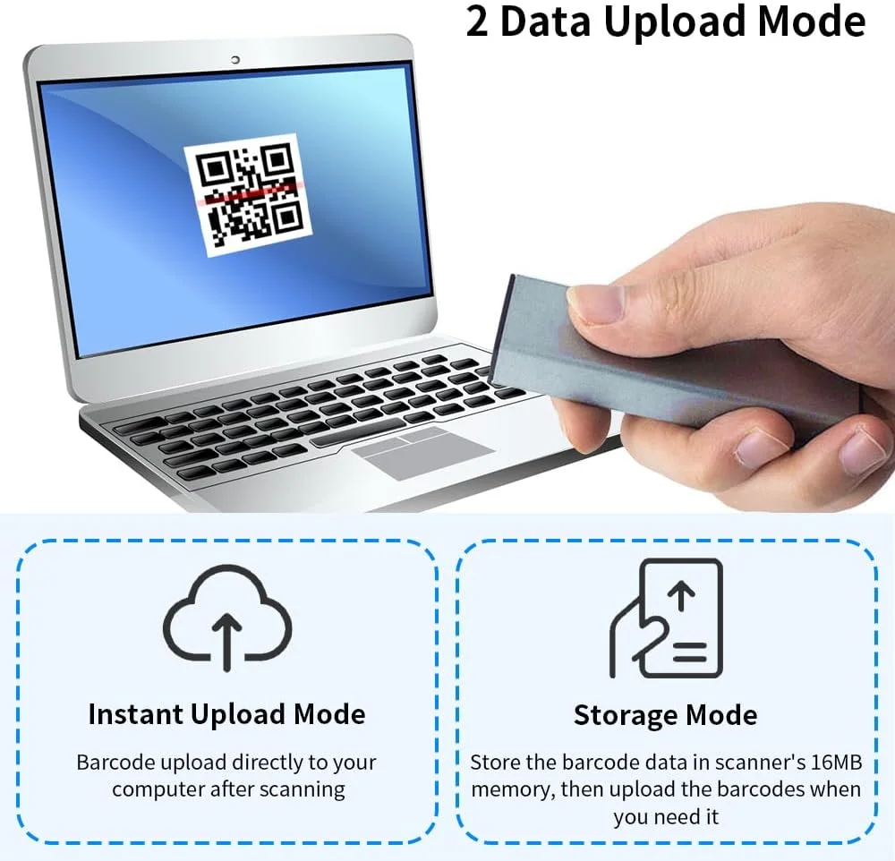 اسکنر بارکد دوبعدی 2D 1D QR، 3 در 1، اتصال بیسیم BT و 2.4 گیگاهرتز و اتصال سیمی، اعلان صوتی و لرزشی، پشتیبانی از ذخیرهسازی آفلاین، سازگار با ویندوز، اندروید، لینوکس، مک برای سوپرمارکت، خردهفروشی، کتابخانه، DOOMUN اسکنر بارکد دوبعدی 2D 1D QR، 3 در 1، اتصال بیسیم BT و 2.4 گیگاهرتز و اتصال سیمی، اعلان صوتی و لرزشی، پشتیبانی از ذخیرهسازی آفلاین، سازگار با ویندوز، اندروید، لینوکس، مک برای سوپرمارکت، خردهفروشی، کتابخانه، DOOMUN