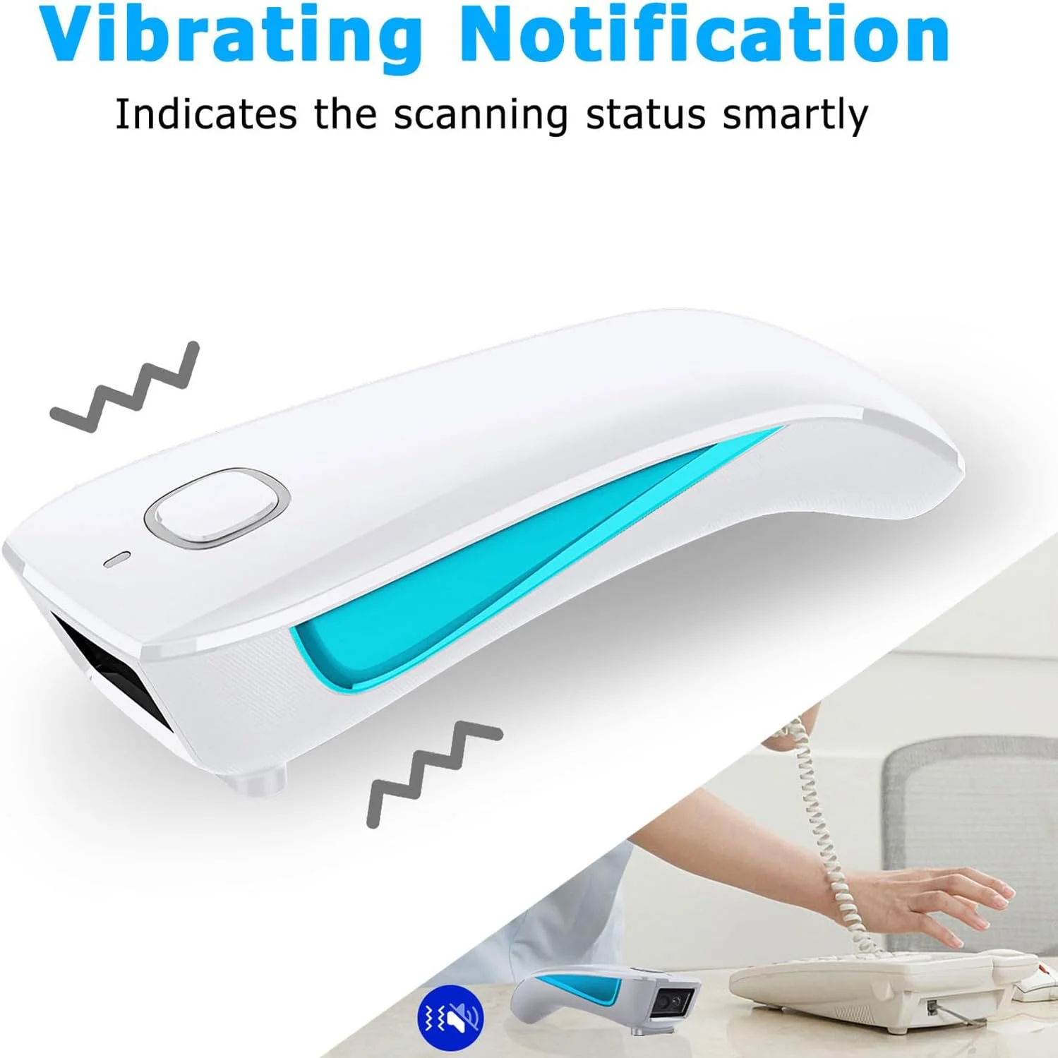 اسکنر بارکد بریلوکسا، بارکد خوان قابل حمل 1D 2D با USB BT 2.4G بی سیم برای سوپرمارکت داروخانه اسکنر بارکد بریلوکسا، بارکد خوان قابل حمل 1D 2D با USB BT 2.4G بی سیم برای سوپرمارکت داروخانه