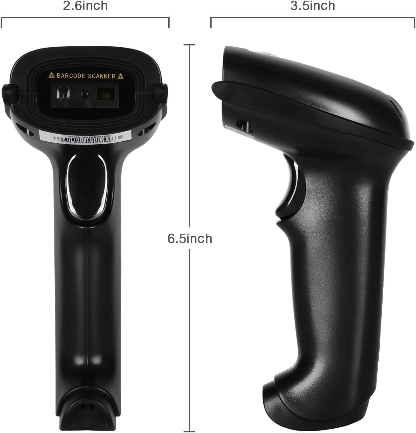 اسکنر بارکدخوان دو بعدی USB دستی WoneNice برای پرداخت موبایلی فروشگاه رفاه سوپرمارکت انبار، مشکی اسکنر بارکدخوان دو بعدی USB دستی WoneNice برای پرداخت موبایلی فروشگاه رفاه سوپرمارکت انبار، مشکی