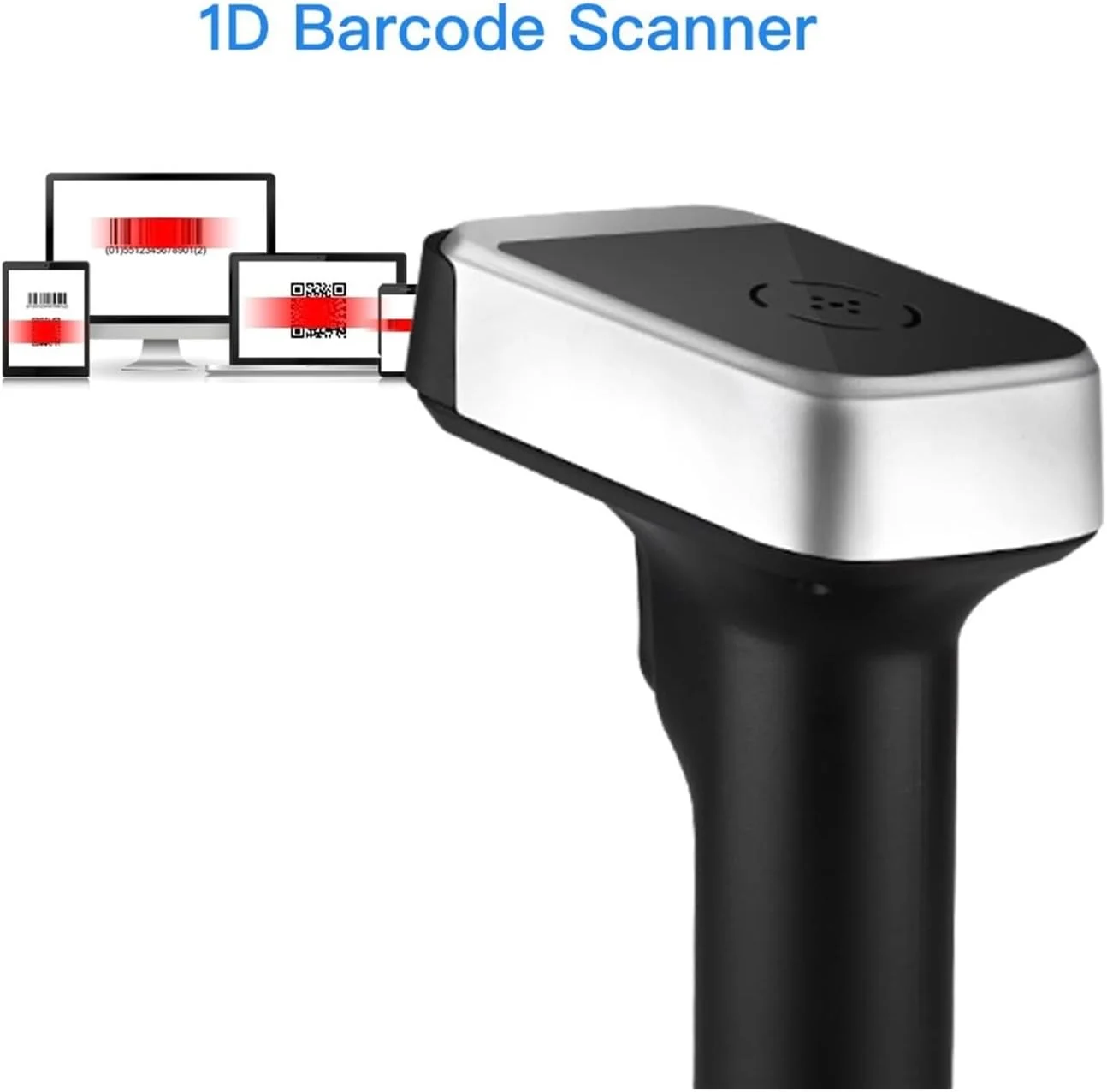 اسکنر بارکد GHQERTY USB سیمی 1D اسکنر بارکد 2.4G بی سیم قابل حمل دستی CCD بارکد خوان (اسکنر بارکد 2D) اسکنر بارکد GHQERTY USB سیمی 1D اسکنر بارکد 2.4G بی سیم قابل حمل دستی CCD بارکد خوان (اسکنر بارکد 2D)