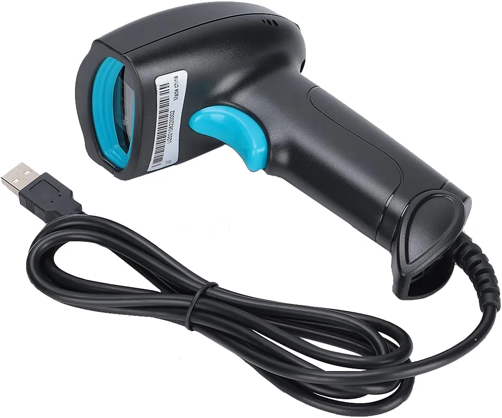 اسکنر بارکد دستی lvifloae با قابلیت خواندن 360 درجه کد QR، اسکنر بارکد خوان USB (آبی مشکی) اسکنر بارکد دستی lvifloae با قابلیت خواندن 360 درجه کد QR، اسکنر بارکد خوان USB (آبی مشکی)