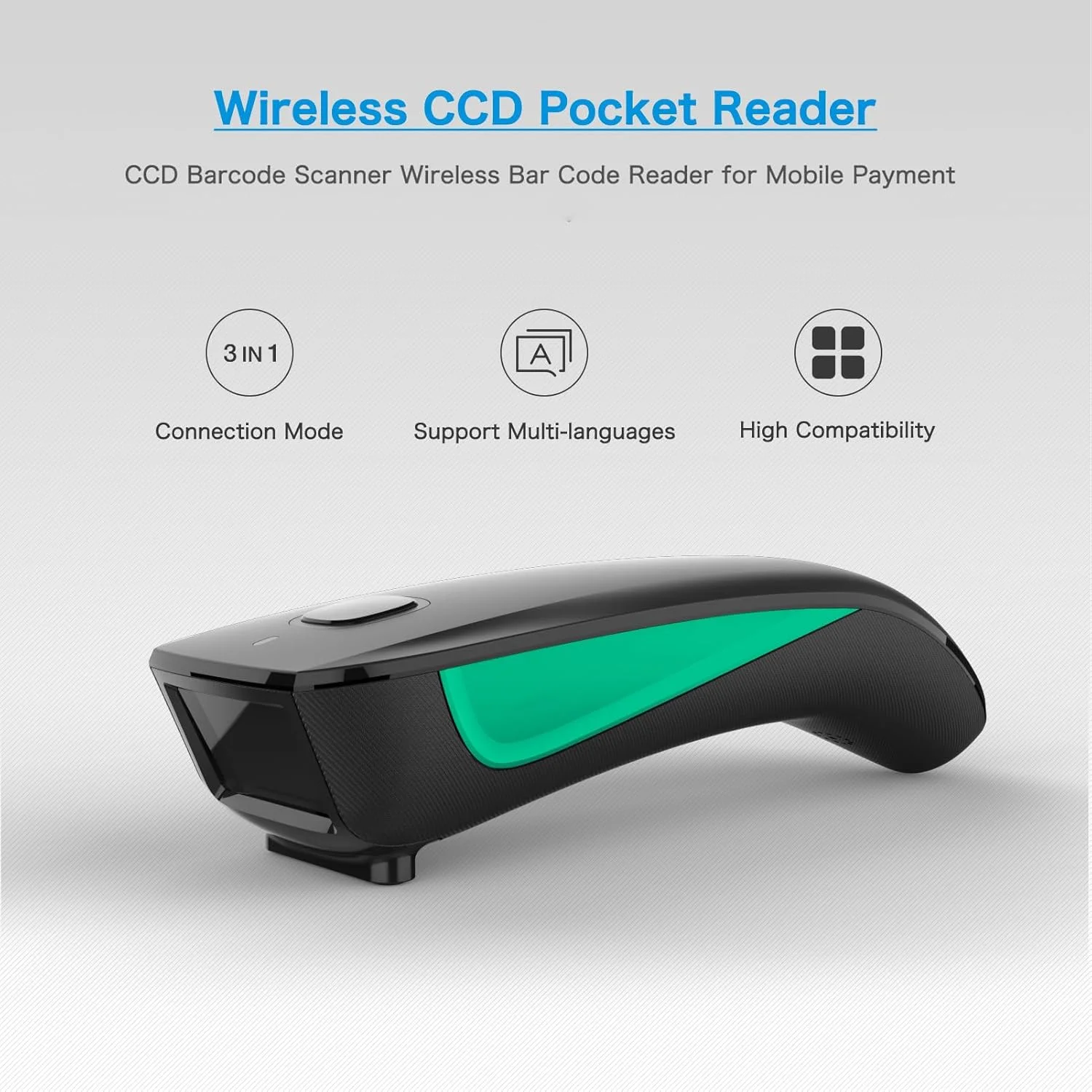 اسکنر بارکد دستی کوچک، اسکنر بارکد بی سیم قابل حمل BT 2.4G USB 3 در 1 مدل C740، اسکنر دستی برای سوپرمارکت ها، داروخانه ها، کتابفروشی ها، فروشگاه های خرده فروشی اسکنر بارکد دستی کوچک، اسکنر بارکد بی سیم قابل حمل BT 2.4G USB 3 در 1 مدل C740، اسکنر دستی برای سوپرمارکت ها، داروخانه ها، کتابفروشی ها، فروشگاه های خرده فروشی