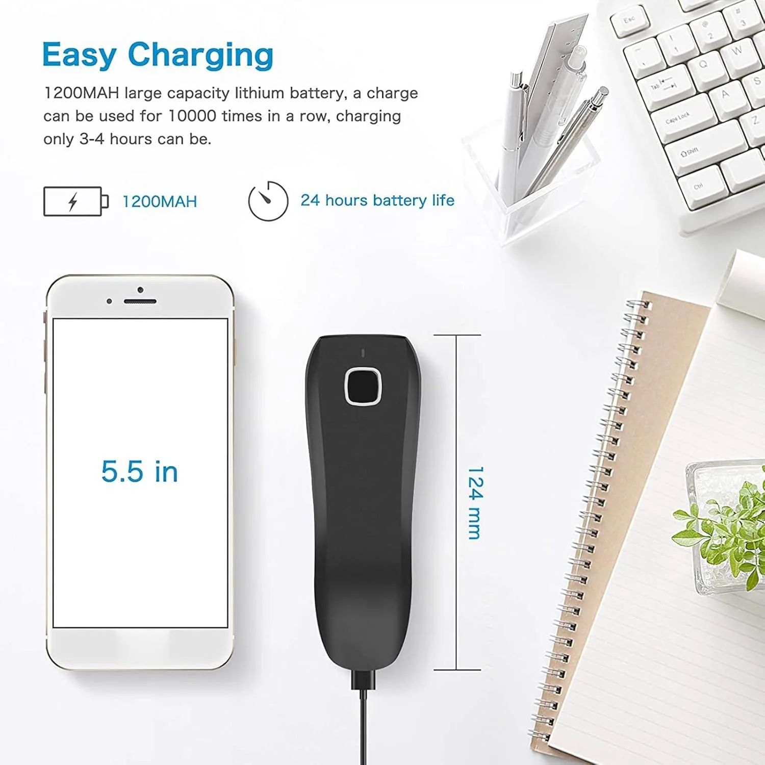 اسکنر بارکد دستی کوچک، اسکنر بارکد بی سیم قابل حمل BT 2.4G USB 3 در 1 مدل C740، اسکنر دستی برای سوپرمارکت ها، داروخانه ها، کتابفروشی ها، فروشگاه های خرده فروشی اسکنر بارکد دستی کوچک، اسکنر بارکد بی سیم قابل حمل BT 2.4G USB 3 در 1 مدل C740، اسکنر دستی برای سوپرمارکت ها، داروخانه ها، کتابفروشی ها، فروشگاه های خرده فروشی