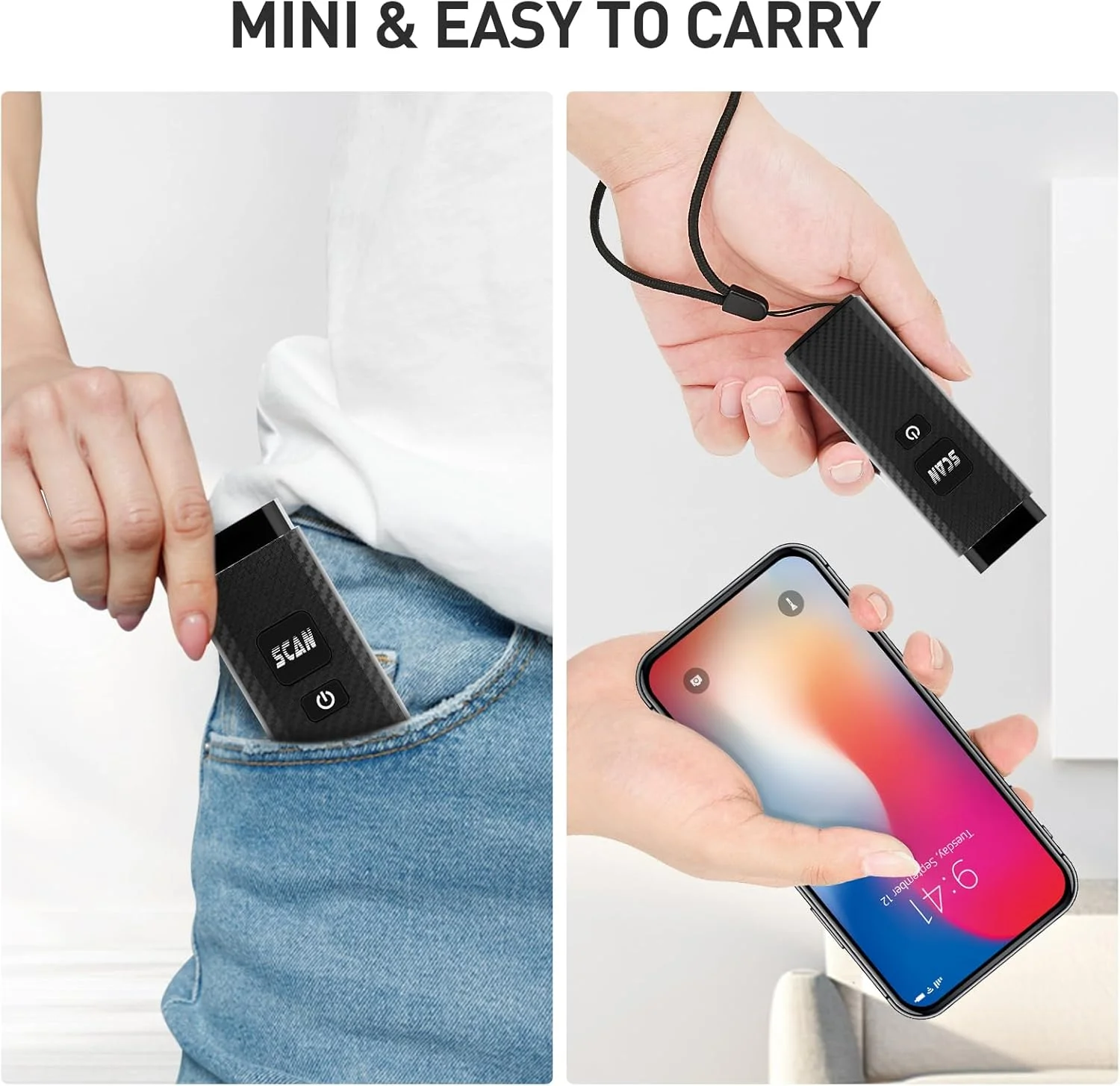 اسکنر بارکد بلوتوثی onewscan، اسکنر بارکد 2D مینی بیسیم 3 در 1 USB سیمی و بلوتوث 4.2 و 2.4G قابل حمل، سازگار با ویندوز، اندروید، iOS، تبلتها اسکنر بارکد بلوتوثی onewscan، اسکنر بارکد 2D مینی بیسیم 3 در 1 USB سیمی و بلوتوث 4.2 و 2.4G قابل حمل، سازگار با ویندوز، اندروید، iOS، تبلتها