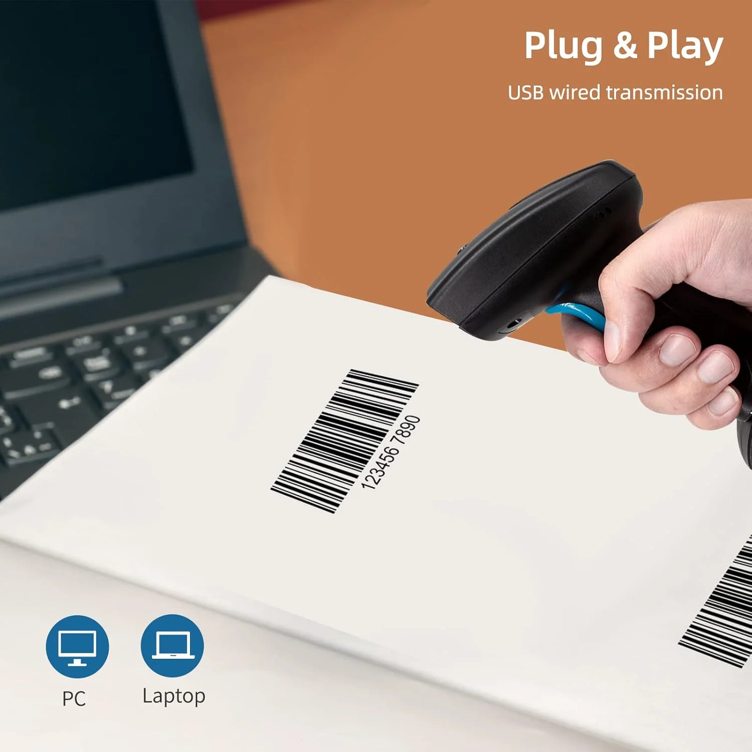 بارکد خوان دستی USB 1D2D، بارکد خوان با ماشه دستی، اسکن مداوم خودکار، پشتیبانی از کد کاغذی سازگار با ویندوز، اندروید، مک برای سوپرمارکت، فروشگاه خرده فروشی، کتابخانه، لجستیک بارکد خوان دستی USB 1D2D، بارکد خوان با ماشه دستی، اسکن مداوم خودکار، پشتیبانی از کد کاغذی سازگار با ویندوز، اندروید، مک برای سوپرمارکت، فروشگاه خرده فروشی، کتابخانه، لجستیک
