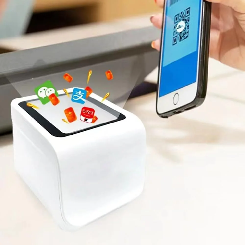 اسکنر بارکد رومیزی Irovami QR، جعبه اسکن کد پرداخت موبایلی با حسگر خودکار، بارکد خوان سیمی USB برای سوپرمارکت، فروشگاه خرده فروشی، رستوران اسکنر بارکد رومیزی Irovami QR، جعبه اسکن کد پرداخت موبایلی با حسگر خودکار، بارکد خوان سیمی USB برای سوپرمارکت، فروشگاه خرده فروشی، رستوران