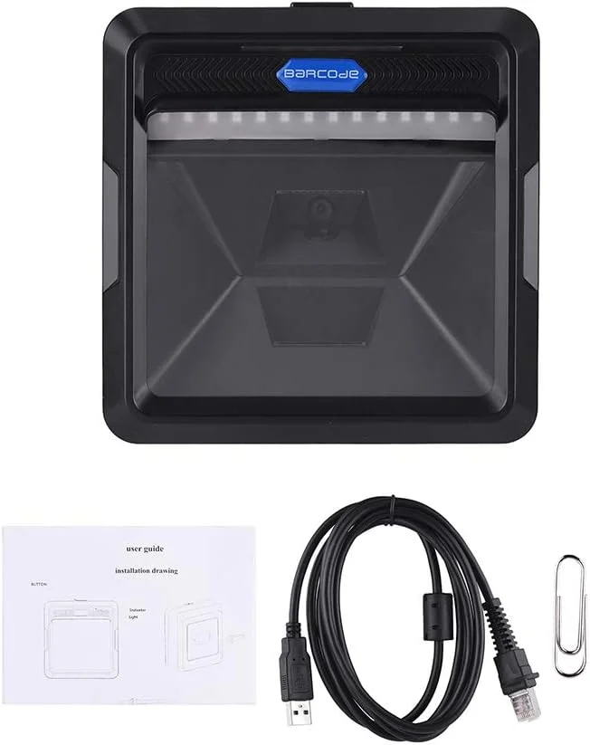 اسکنر بارکد سرعت بالا OUNA 1D 2D QR، اسکنر دقیق بارکد با رابط USB، اسکنر بارکد اتوماتیک برای سوپرمارکت و انبار اسکنر بارکد سرعت بالا OUNA 1D 2D QR، اسکنر دقیق بارکد با رابط USB، اسکنر بارکد اتوماتیک برای سوپرمارکت و انبار