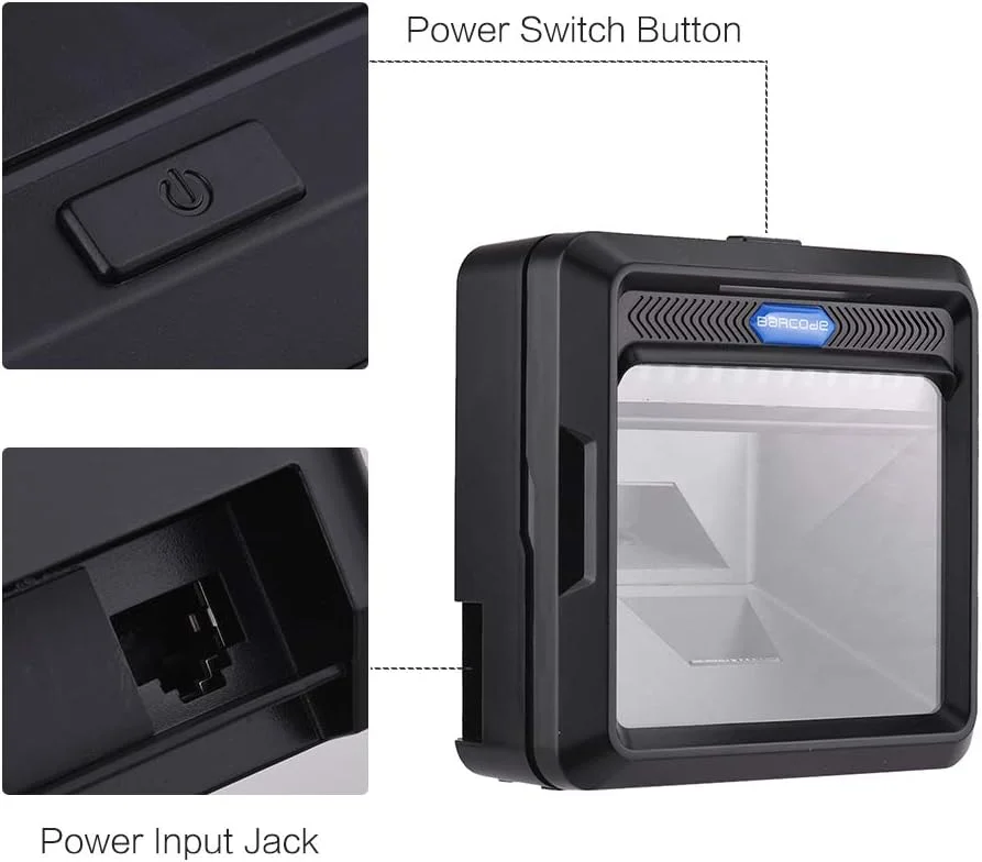 اسکنر بارکد سرعت بالا OUNA 1D 2D QR، اسکنر دقیق بارکد با رابط USB، اسکنر بارکد اتوماتیک برای سوپرمارکت و انبار اسکنر بارکد سرعت بالا OUNA 1D 2D QR، اسکنر دقیق بارکد با رابط USB، اسکنر بارکد اتوماتیک برای سوپرمارکت و انبار